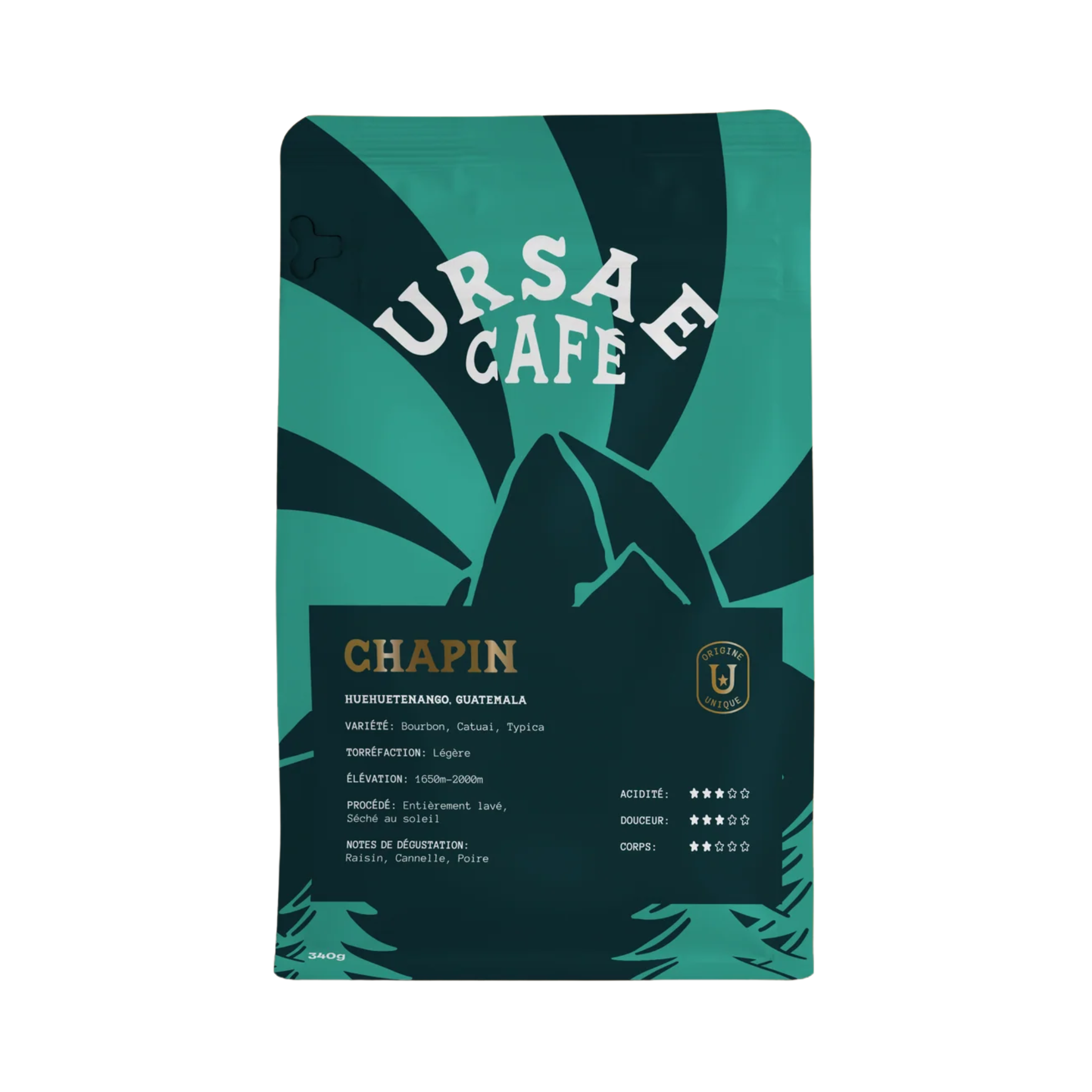 Café en grains Chapin Guatemala 2 lbs - Ursae