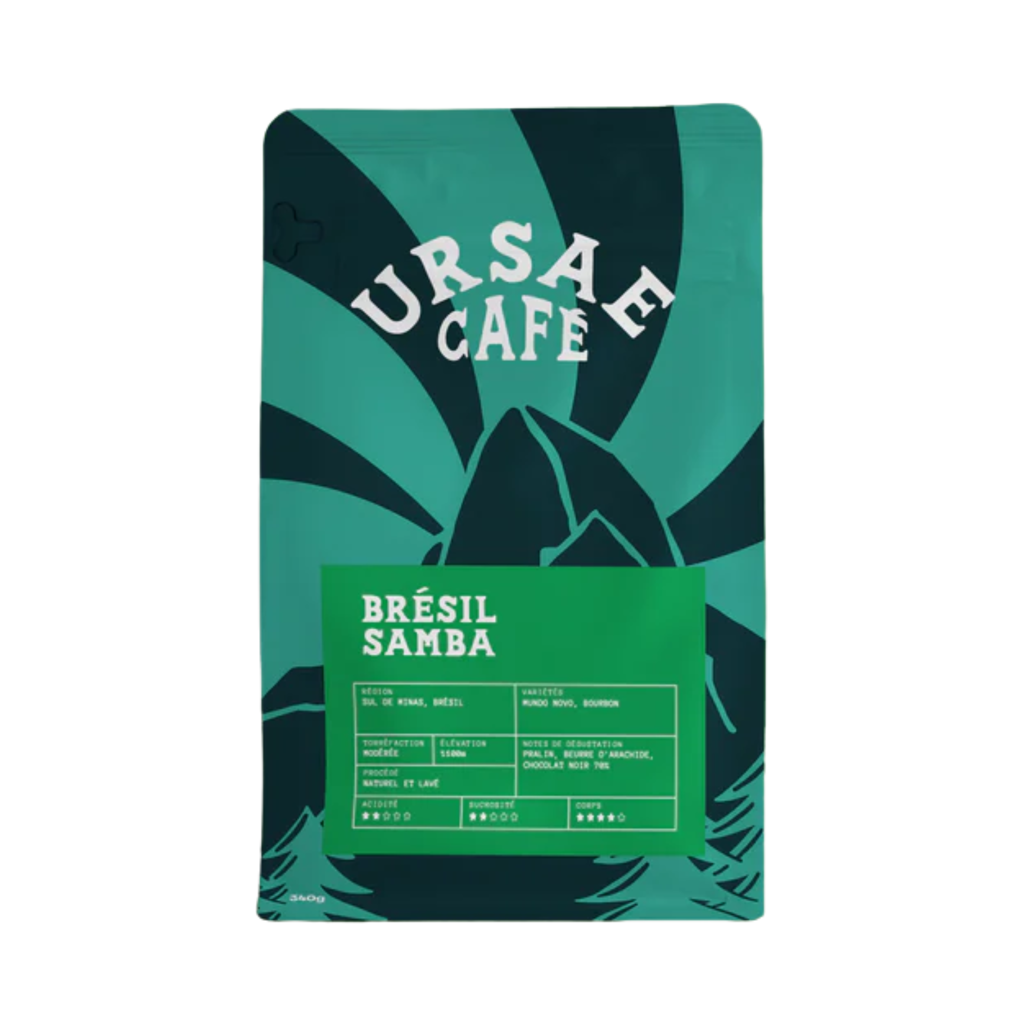 Café en grains Brésil Samba 2 lbs - Ursae