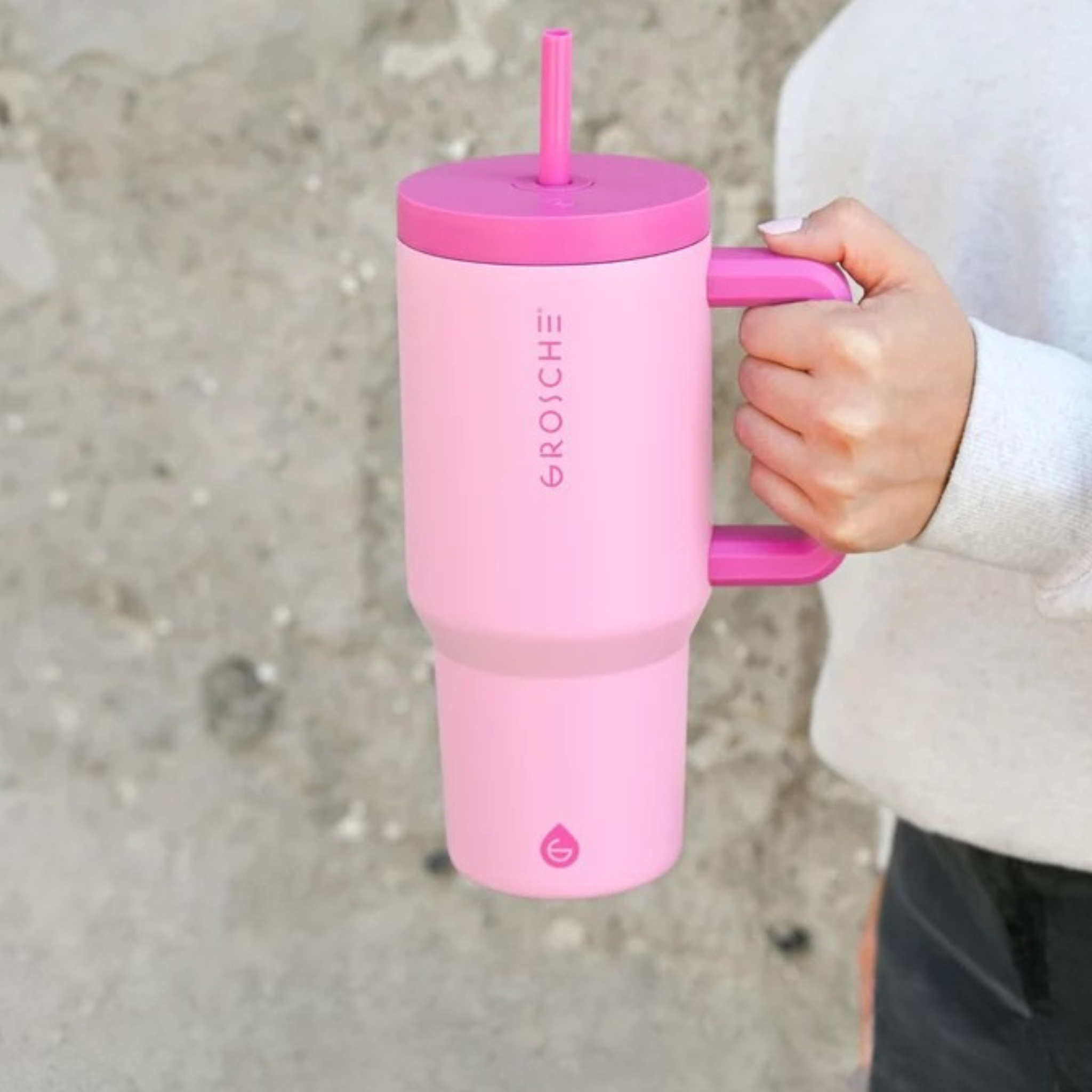 Tasse isotherme ASPEN rose 946 ml - Grosche