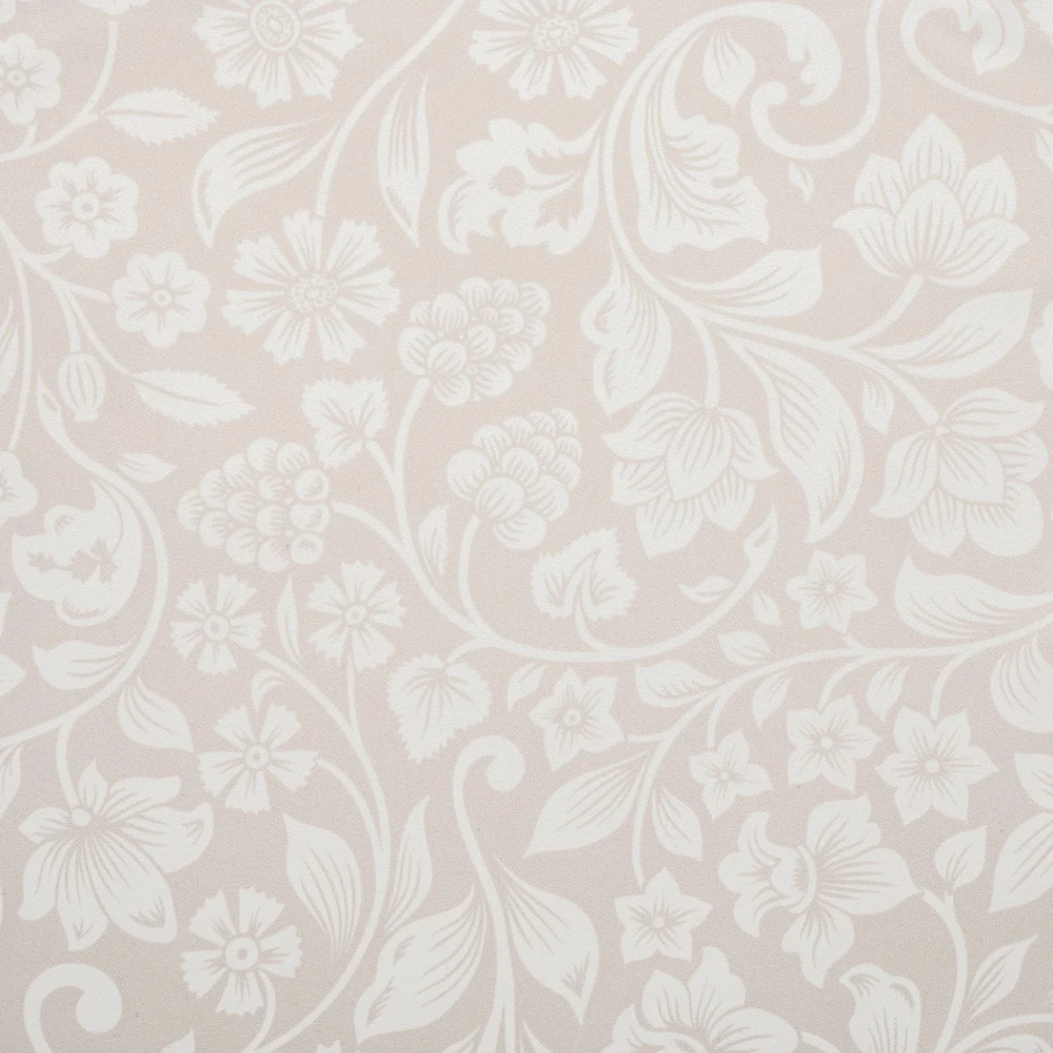 Keya Floral Tablecloth Beige 54 x 72 in - Brunelli
