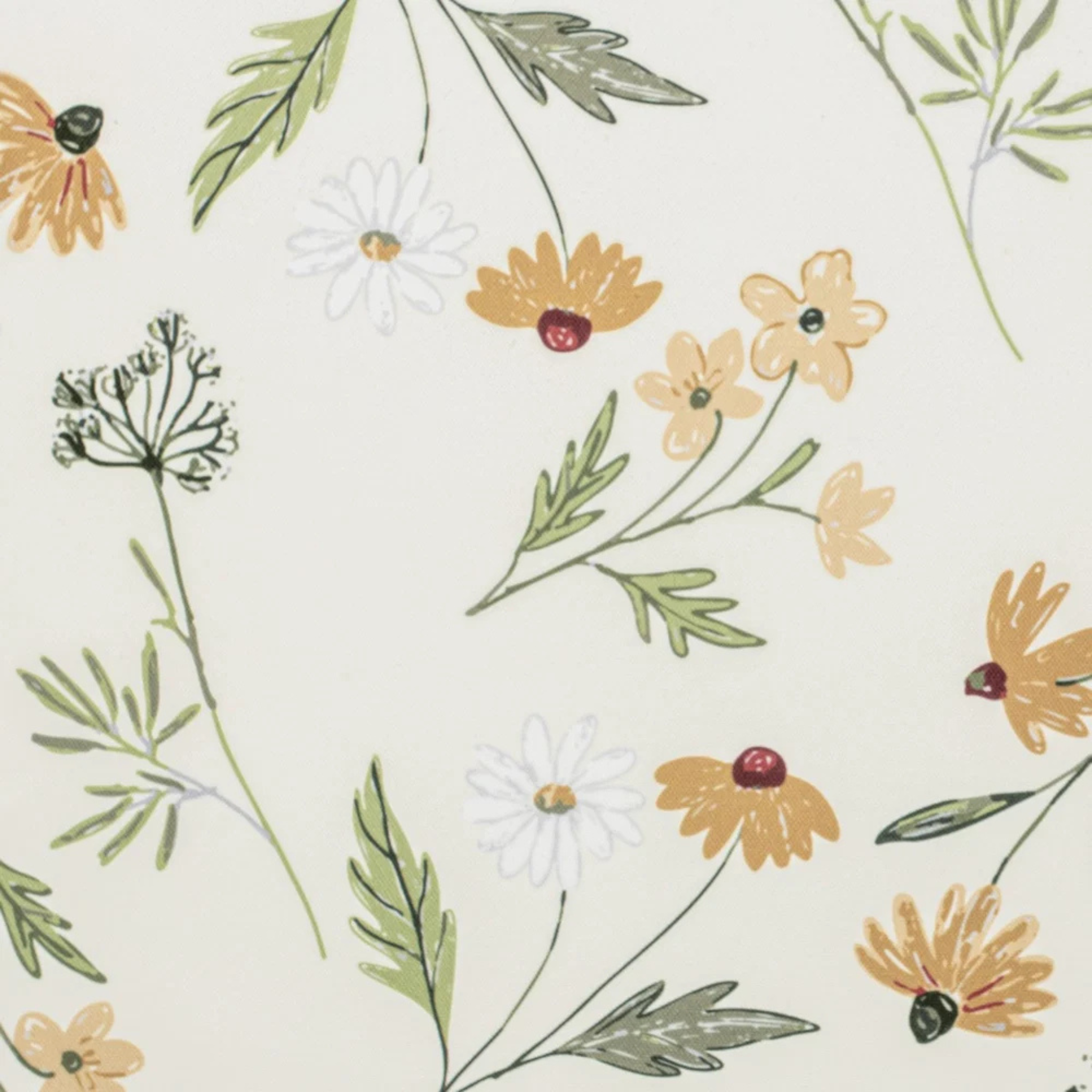 Brunelli - Margaret Floral Tablecloth, Cream, 54 x 72 in.