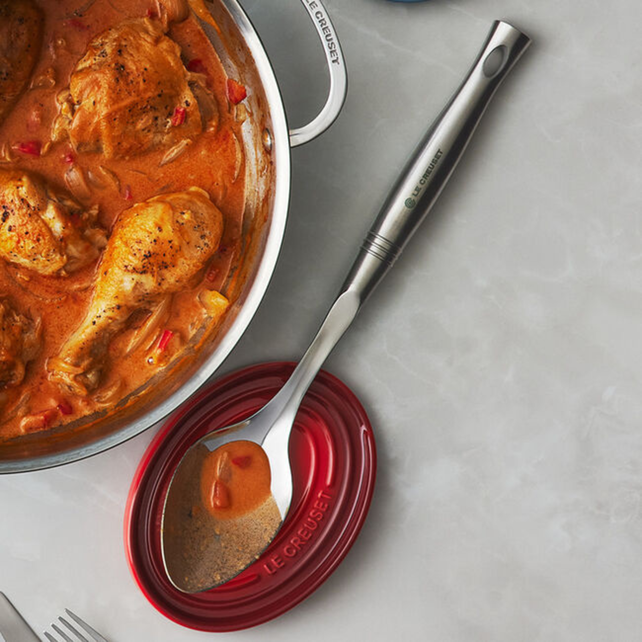 Porte cuillère Cerise 16 cm - Le Creuset