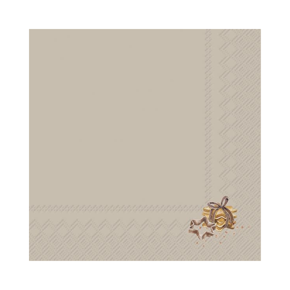 Ensemble de 20 serviettes en papier Mini biscuits