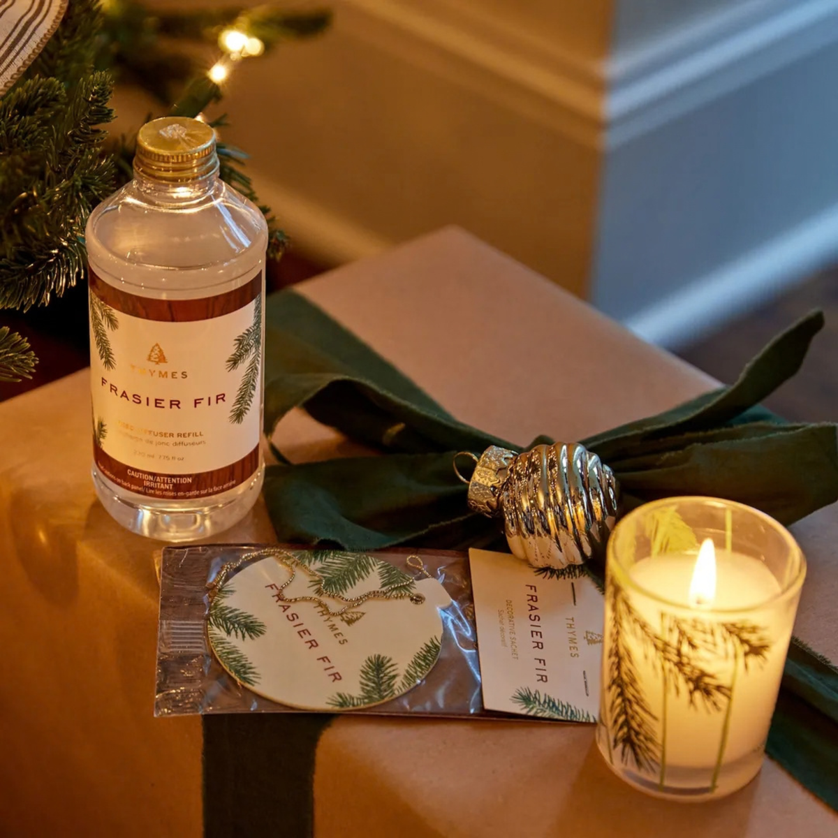 Recharge d'huile pour diffuseur à bâtonnets Frasier Fir 230 ml – Thymes