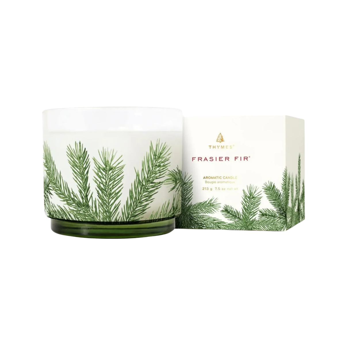 Chandelle parfumée à motif de pin Frasier Fir 213 g - Thymes