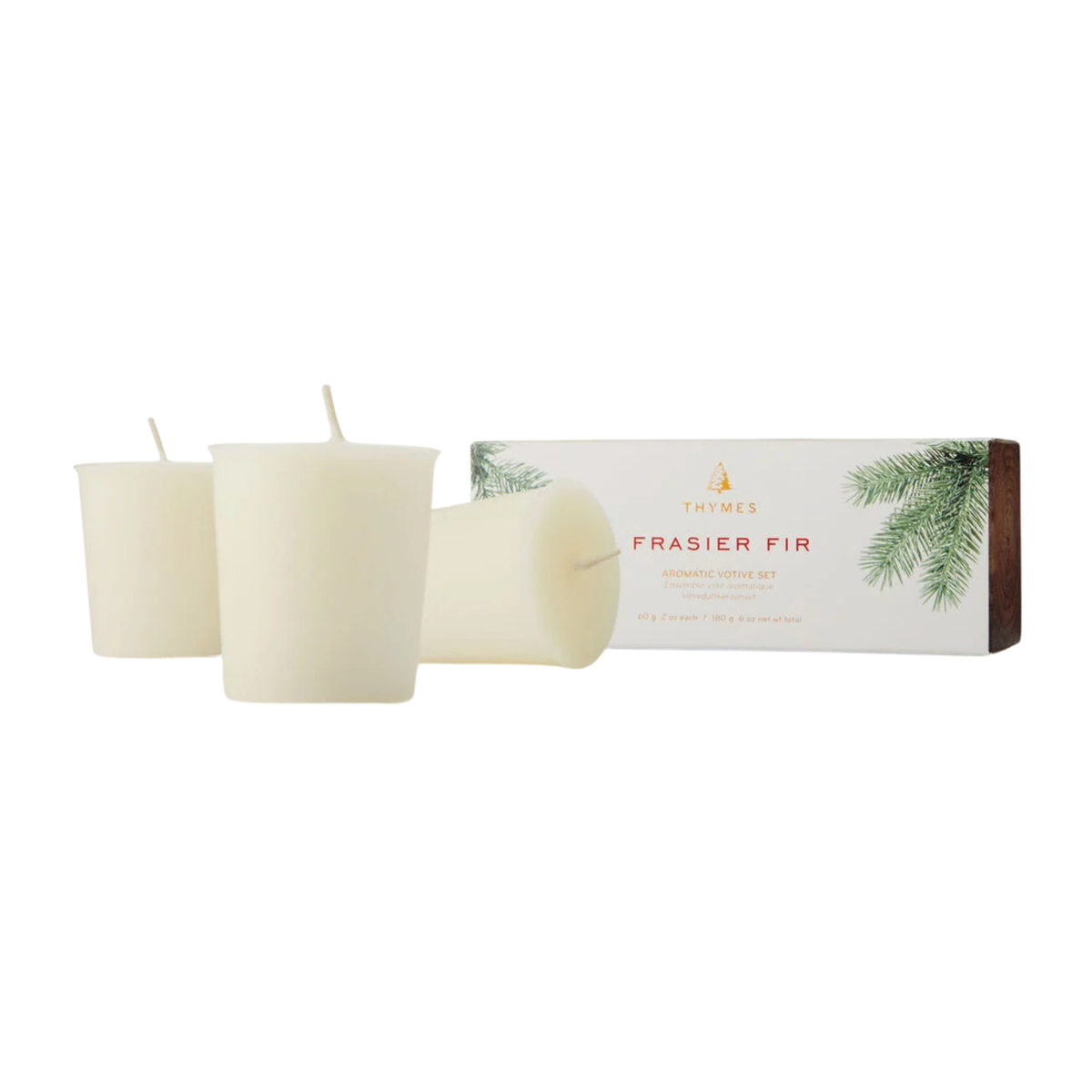 Ensemble de 3 chandelles Frasier Fir 60 g - Thymes