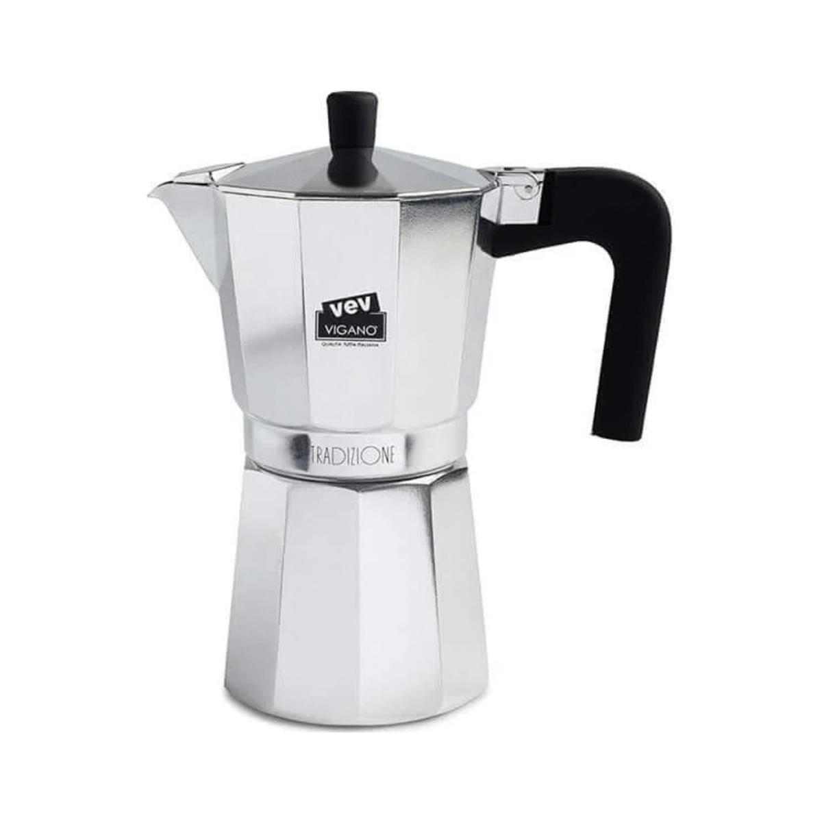 Cafetière italienne en aluminium 9 tasses Tradizione - Vev Vigano