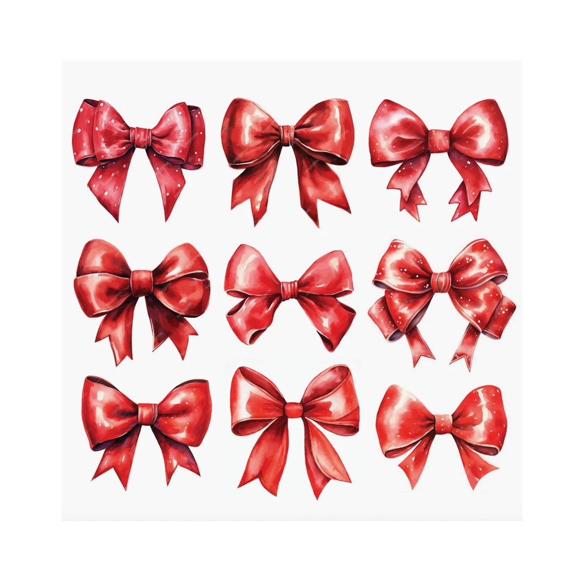 Ensemble de 20 serviettes en papier Boucles des Fêtes