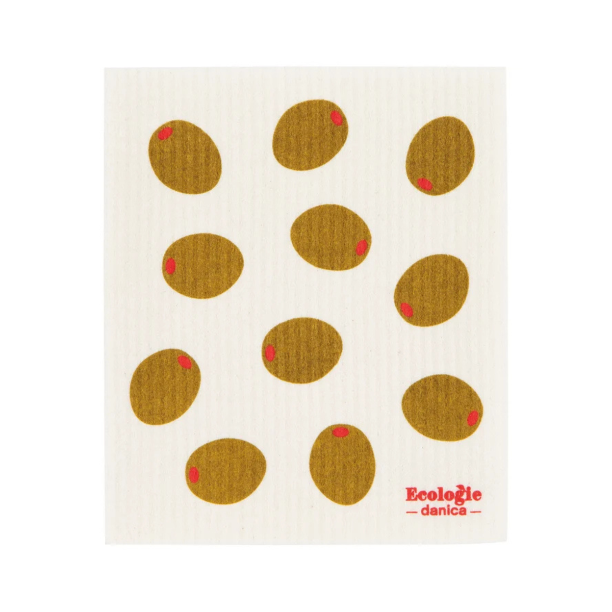 Essuie-tout réutilisable Olives 16 x 20 cm - Danica