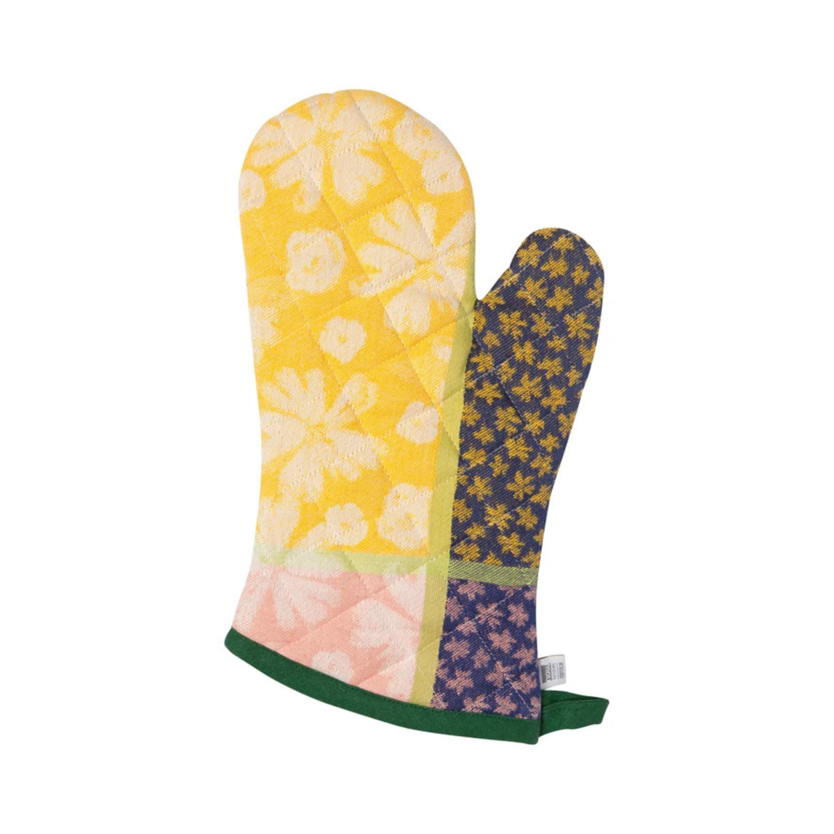 Mitaine de four en jacquard floral 33 cm - Now Designs