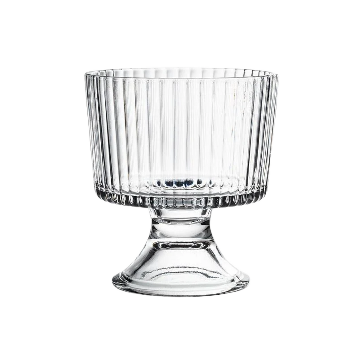 Coupe à dessert en verre côtelé 15 cm - Abbott