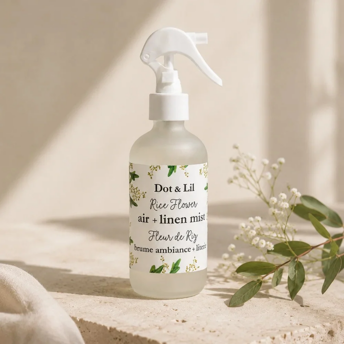 Rice Flower Room & Linen Mist 237 ml - Dot & Lil