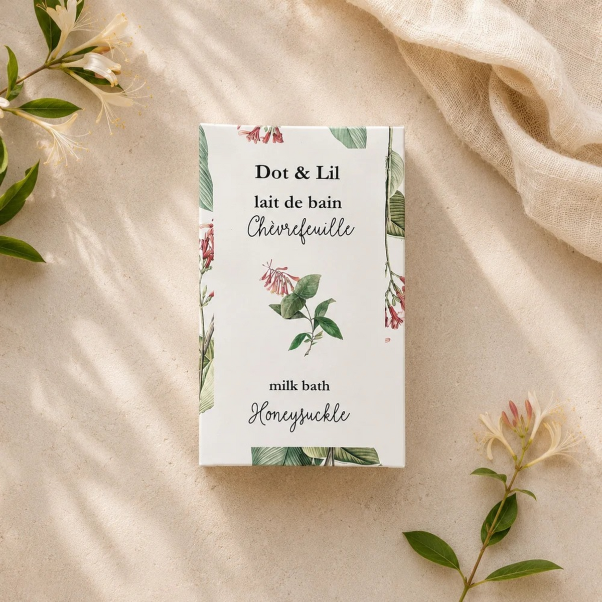 Honeysuckle Bath Milk Sachet 75 g - Dot & Lil