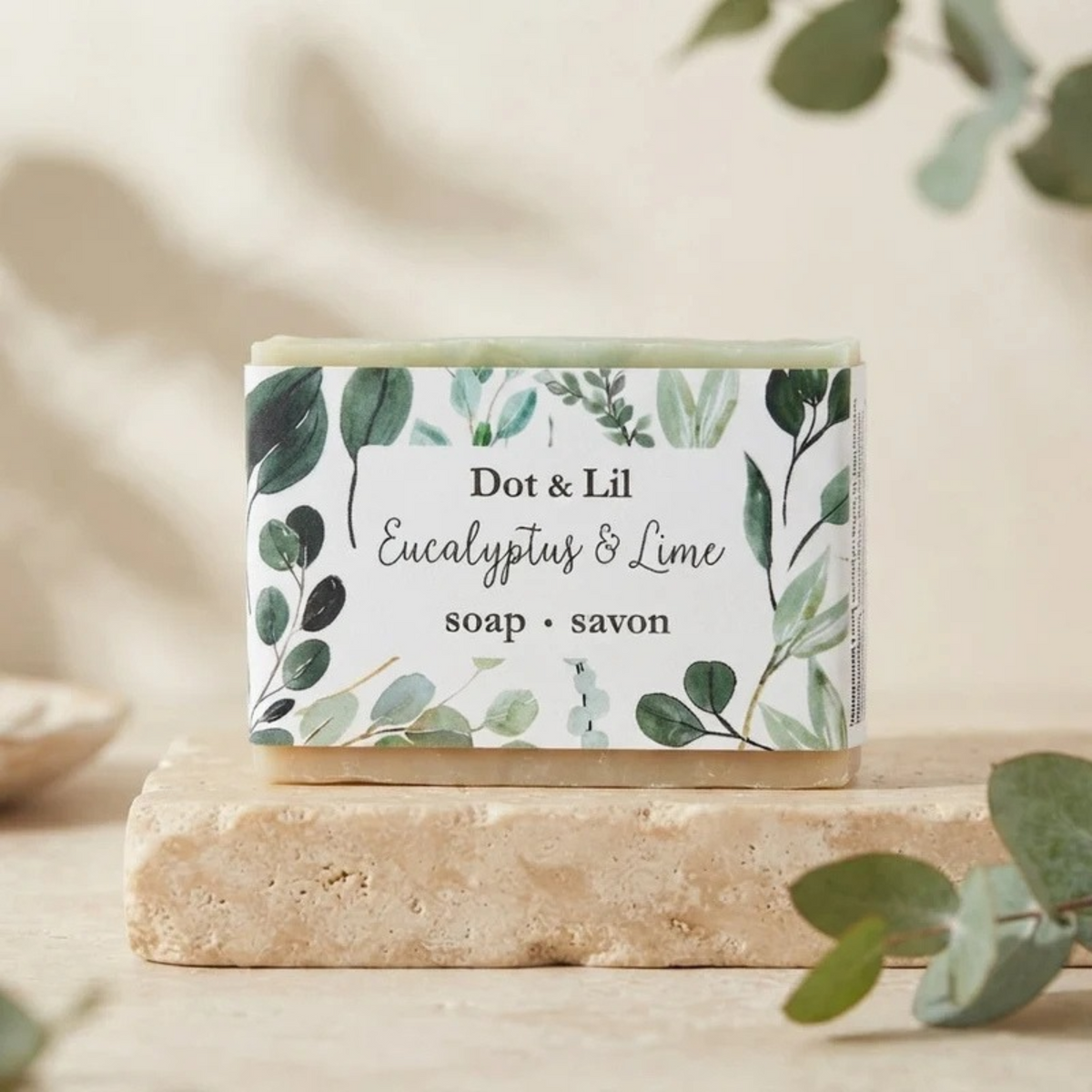 Eucalyptus and Lime Bar Soap 128 g - Dot & Lil
