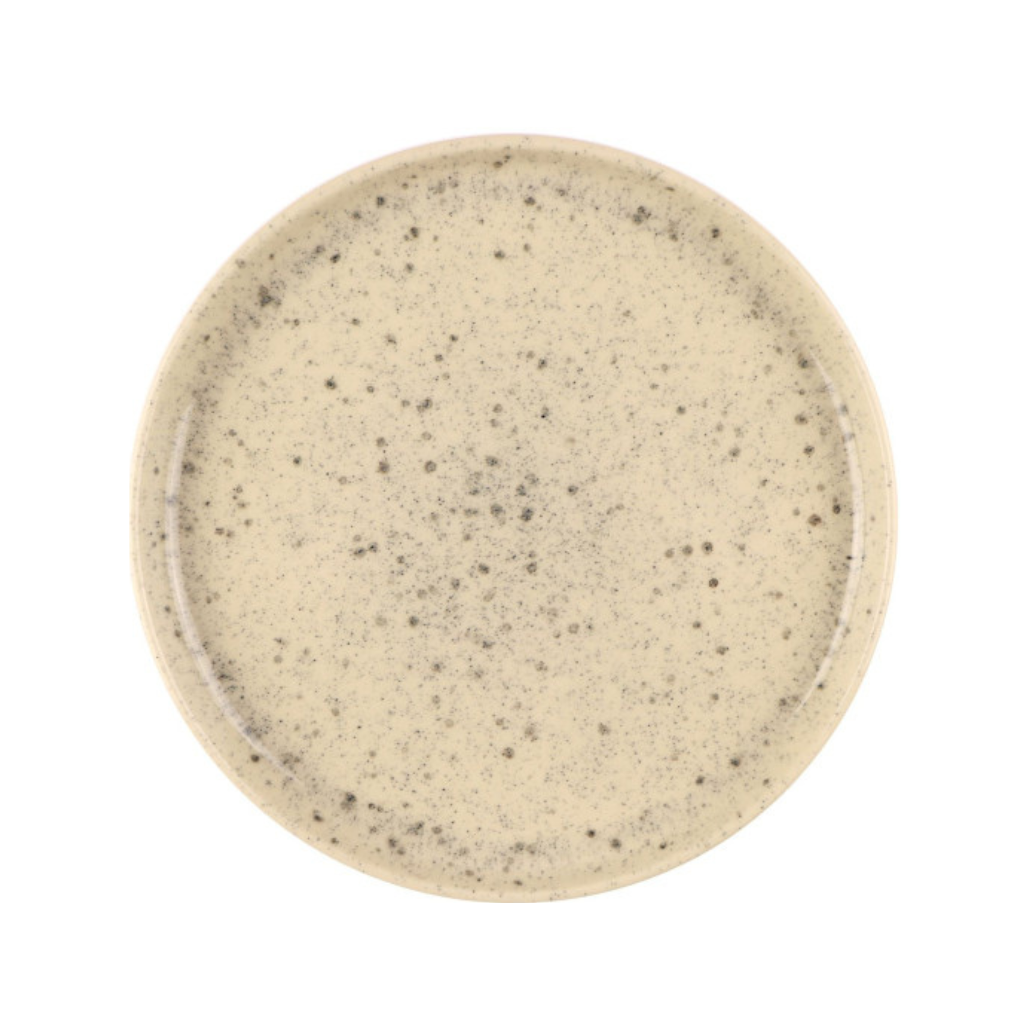 Assiette à dîner en grès Uno Speckle Nature 28 cm - Mesa Ceramics