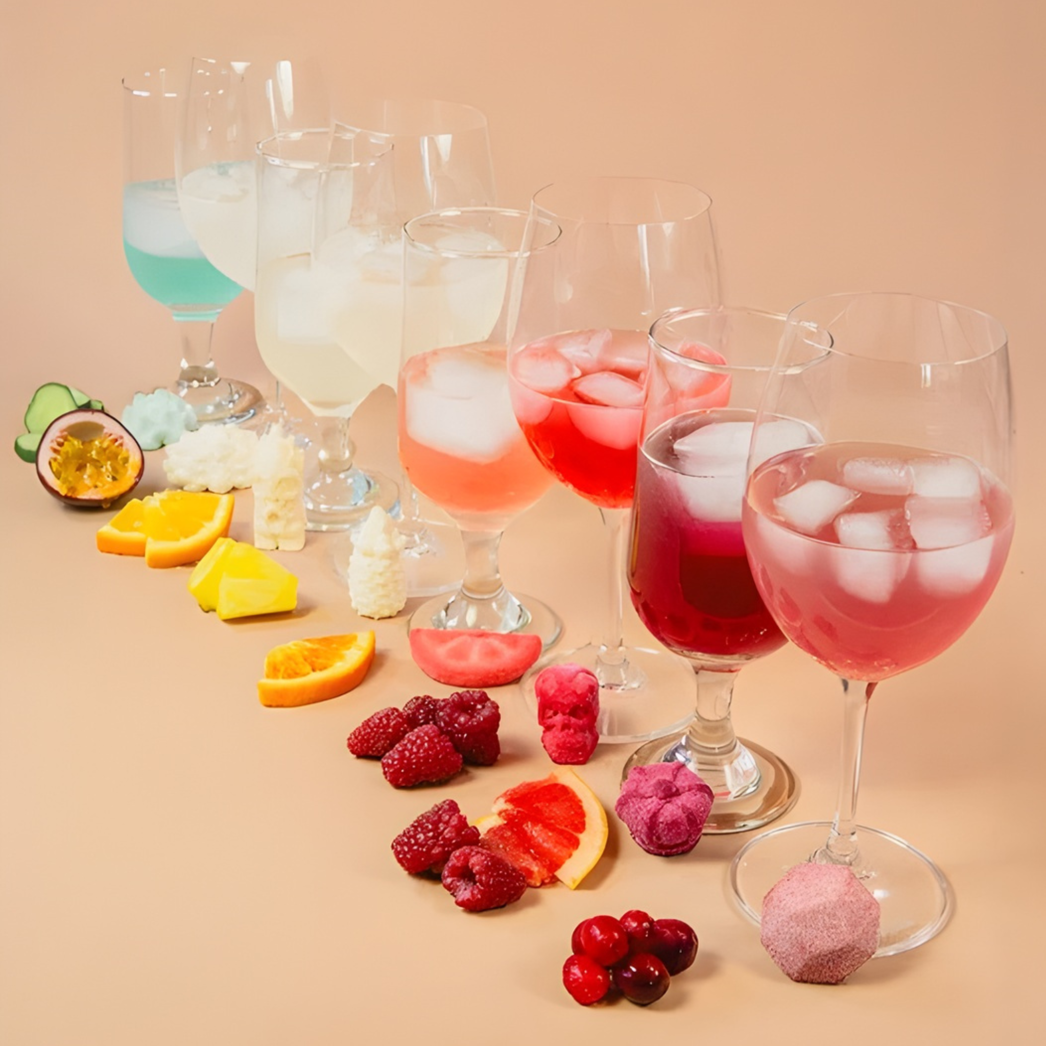 Ensemble de 8 bombes à cocktail Coffret varié - Poseidn