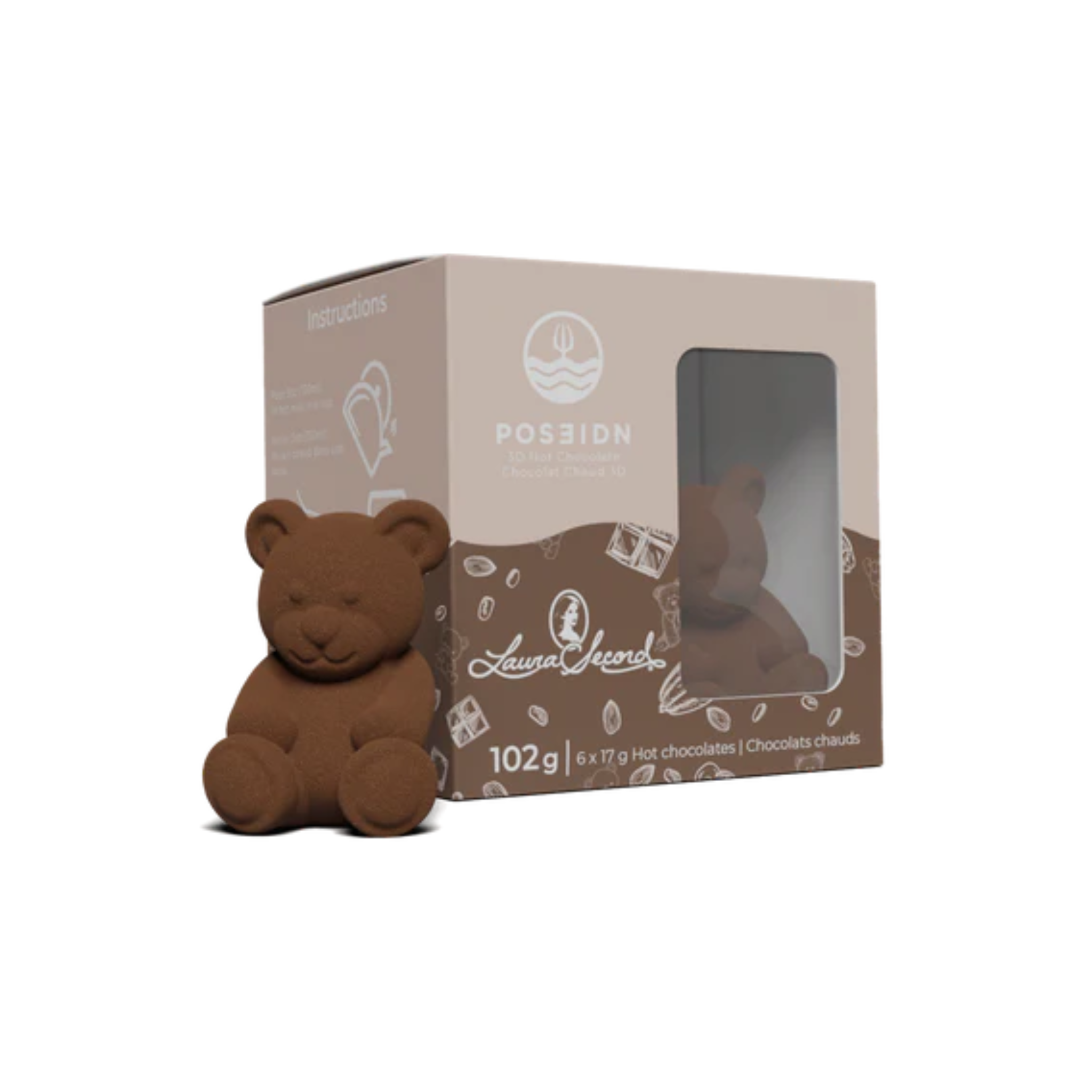 Ensemble de 6 bombes à chocolat chaud Classique - Poseidn