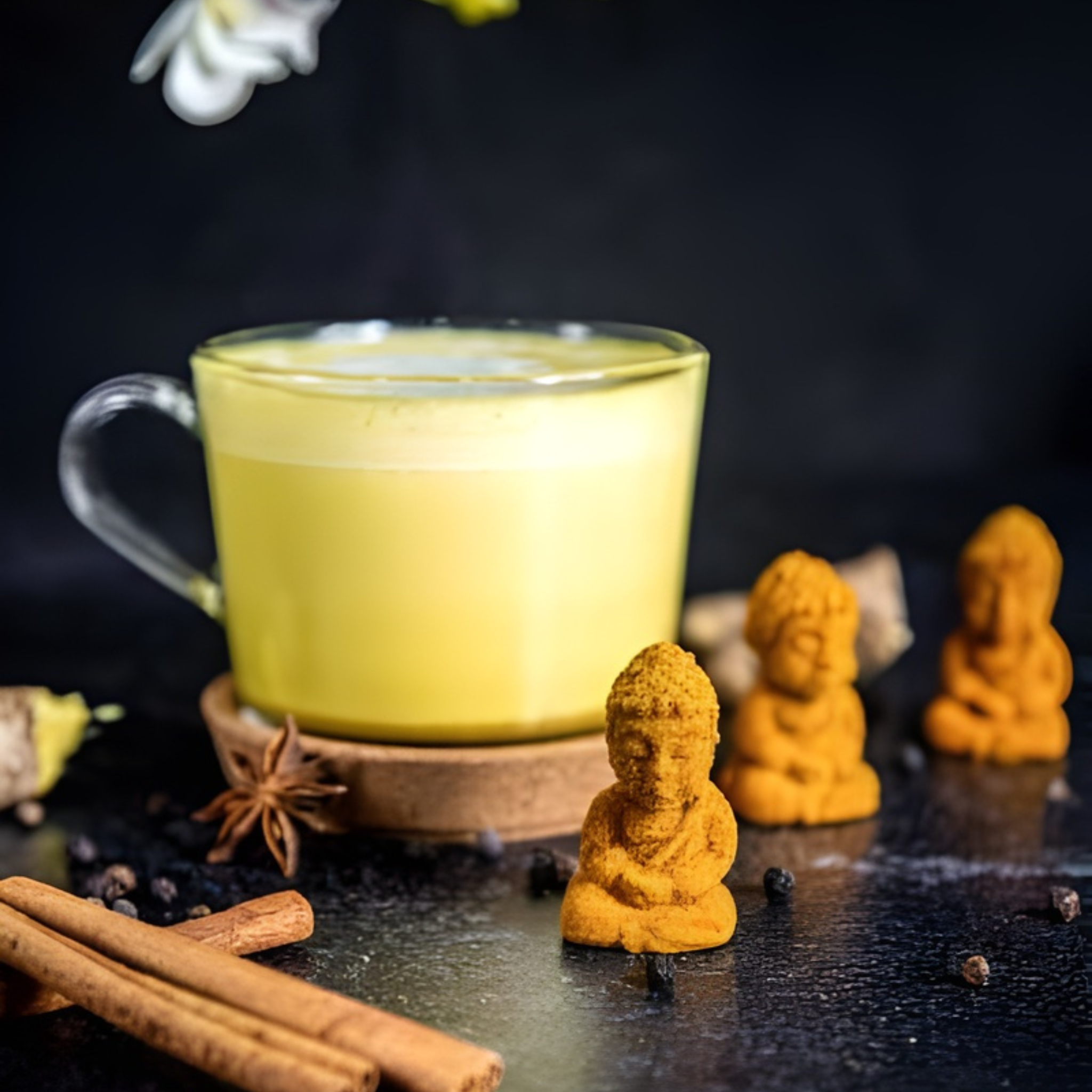 Ensemble de 6 bombes à boire Golden Milk - Poseidn