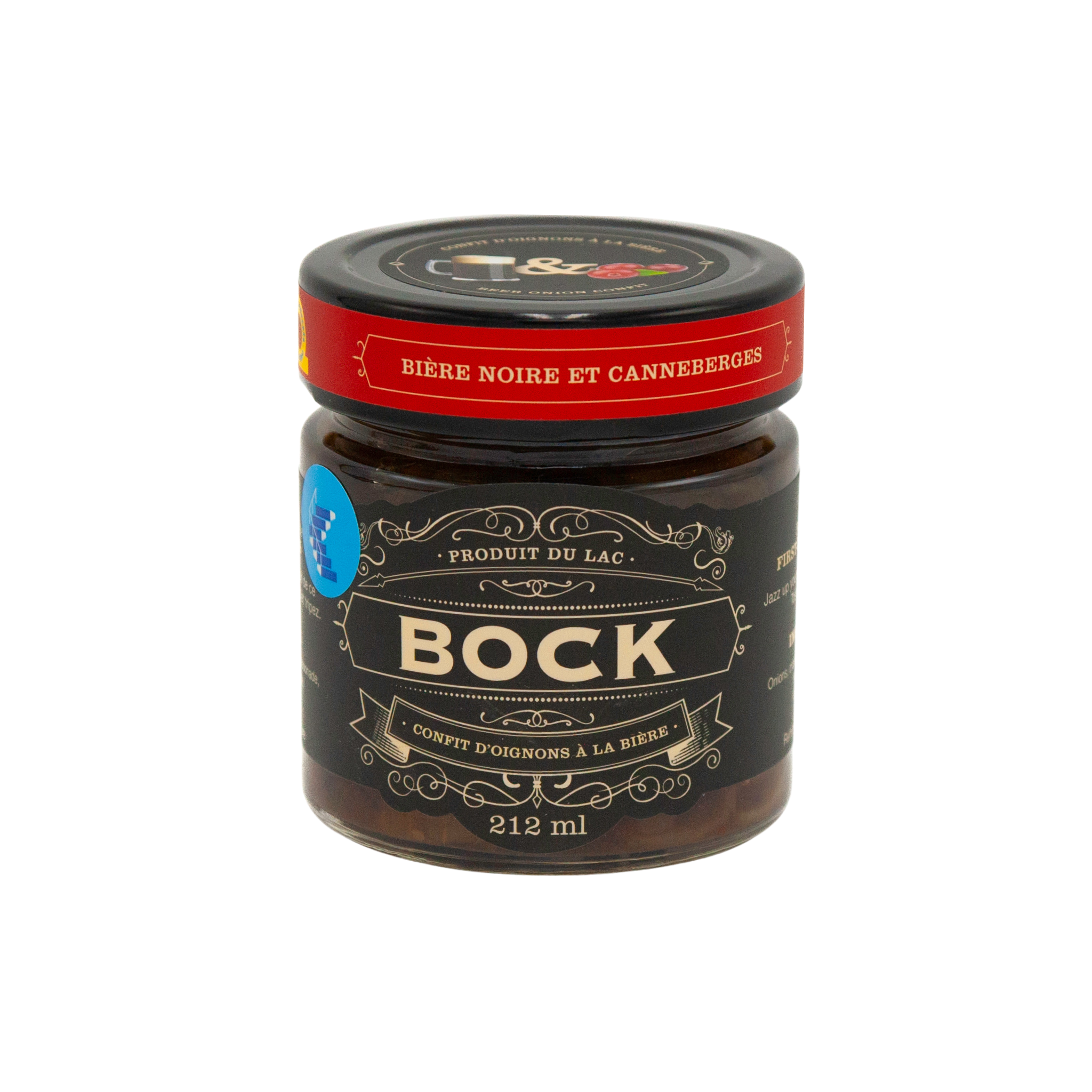 Onion confit with dark beer and cranberry 212ml - Bock