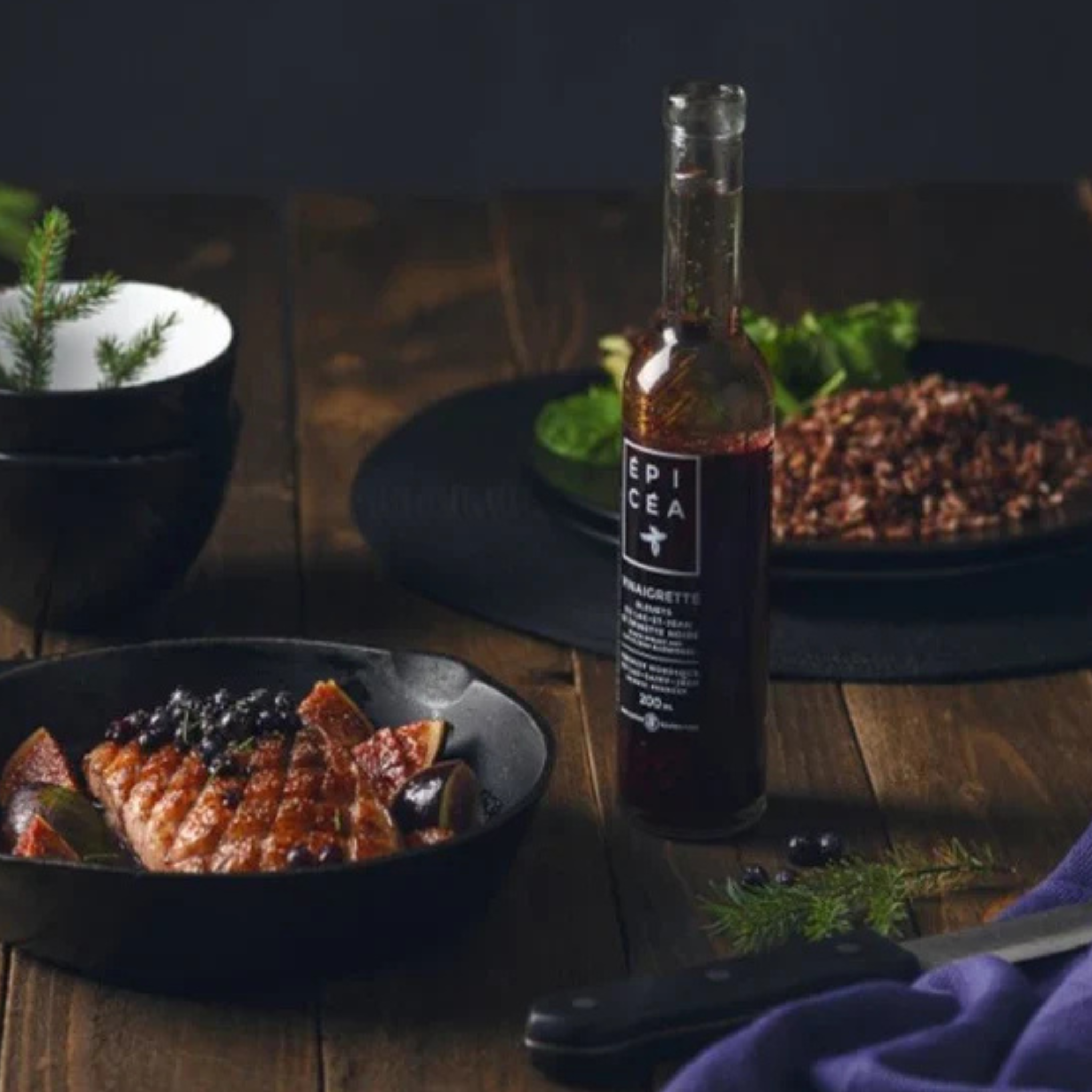 Lac-Saint-Jean Blueberry and Black Spruce Vinaigrette 200ml