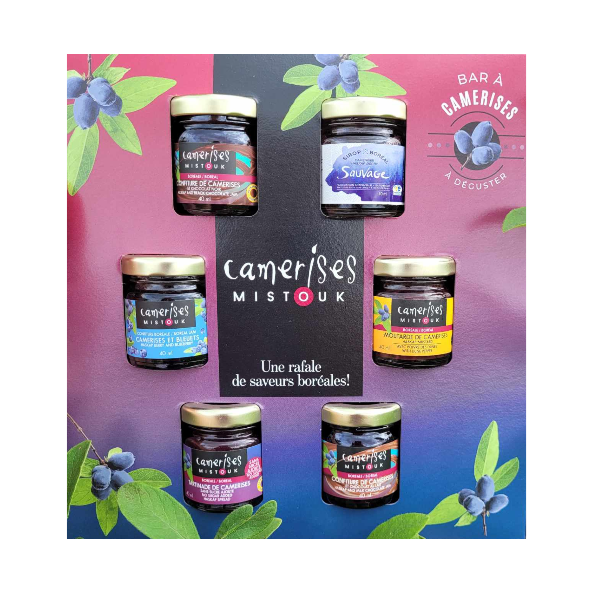Coffret découverte Bar à camerises - Camerises Mistouk
