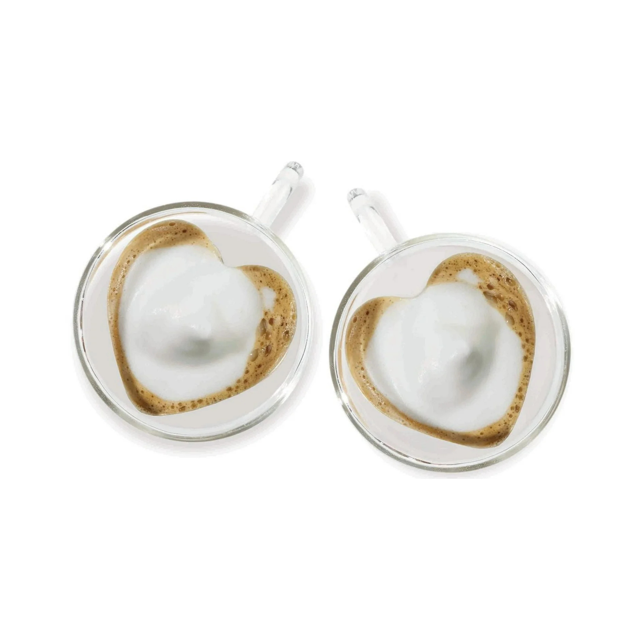 Ensemble de 2 tasses en forme de cœur 250 ml