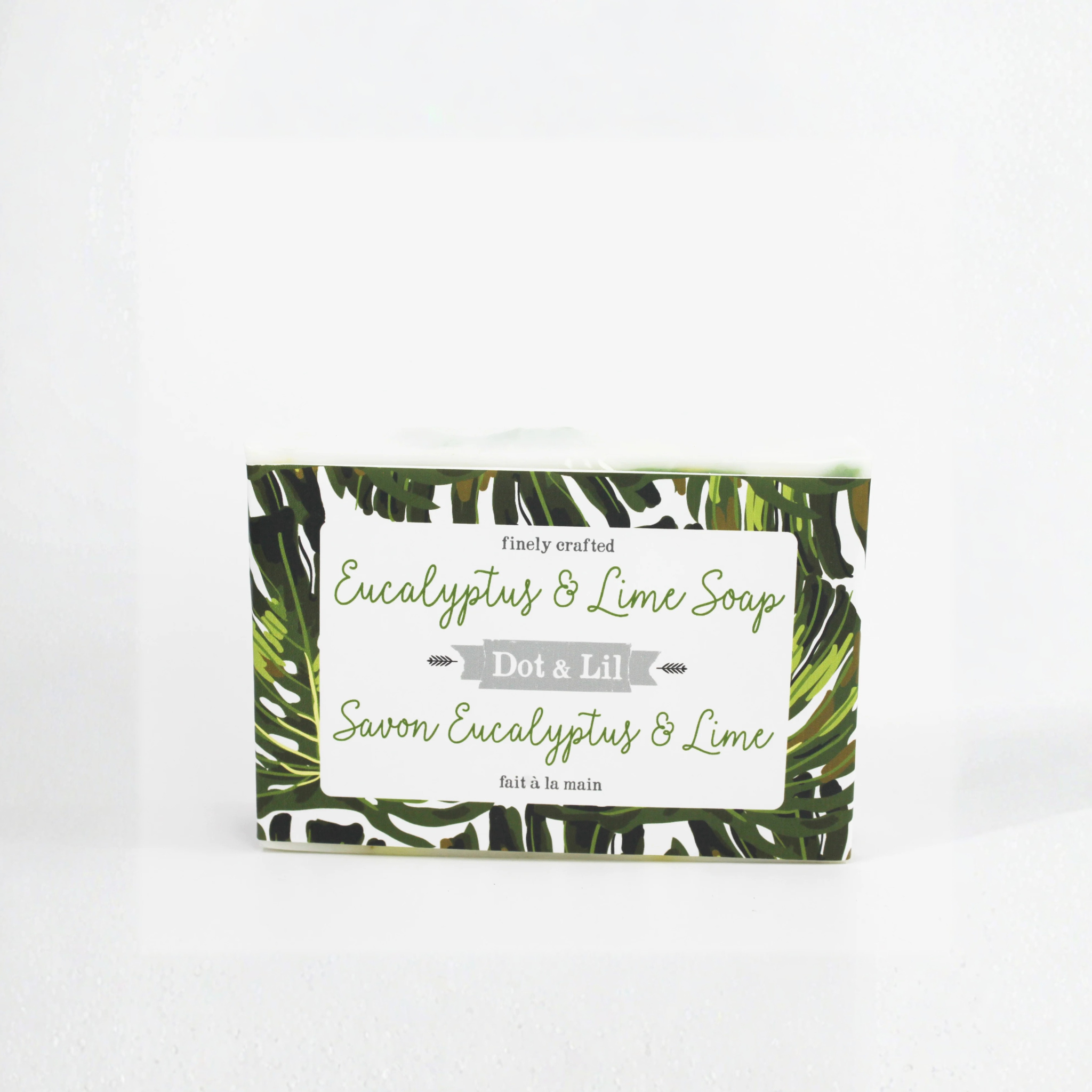 Savon en barre Eucalyptus et lime - Dot & Lil