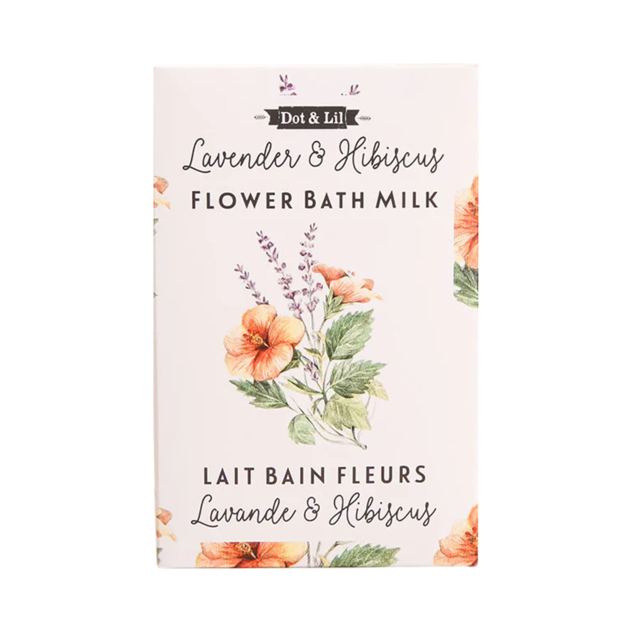 Sachet de lait de bain Lavande et hibiscus - Dot & Lil