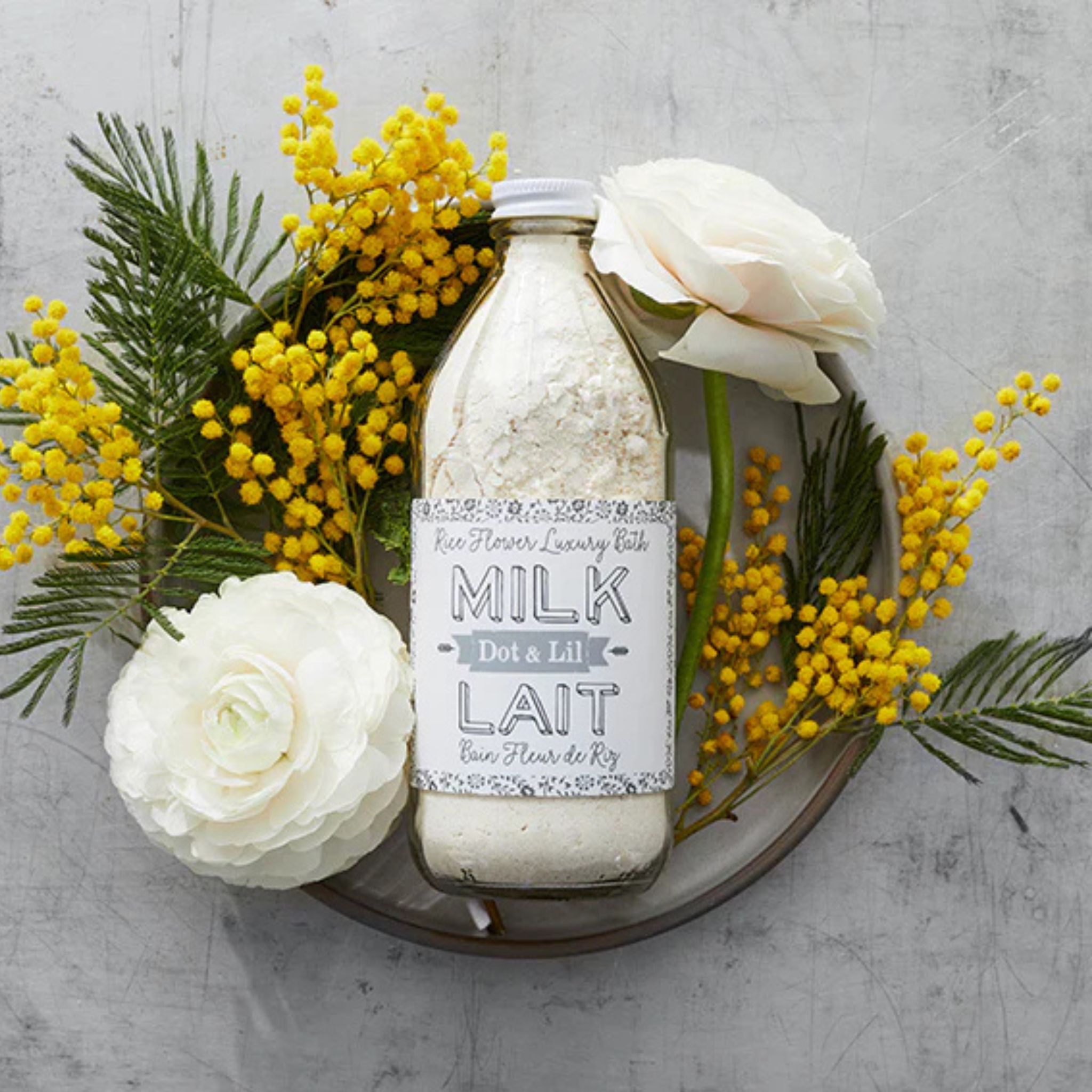 Lait de bain Fleur de riz - Dot & Lil