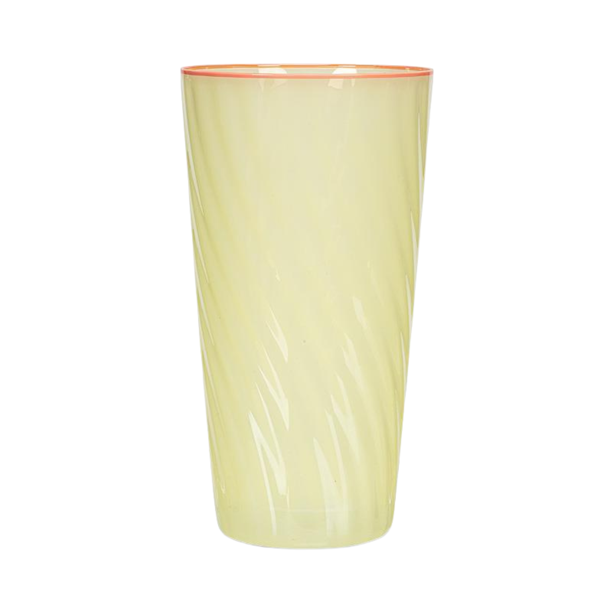 Verre spirale jaune 590 ml