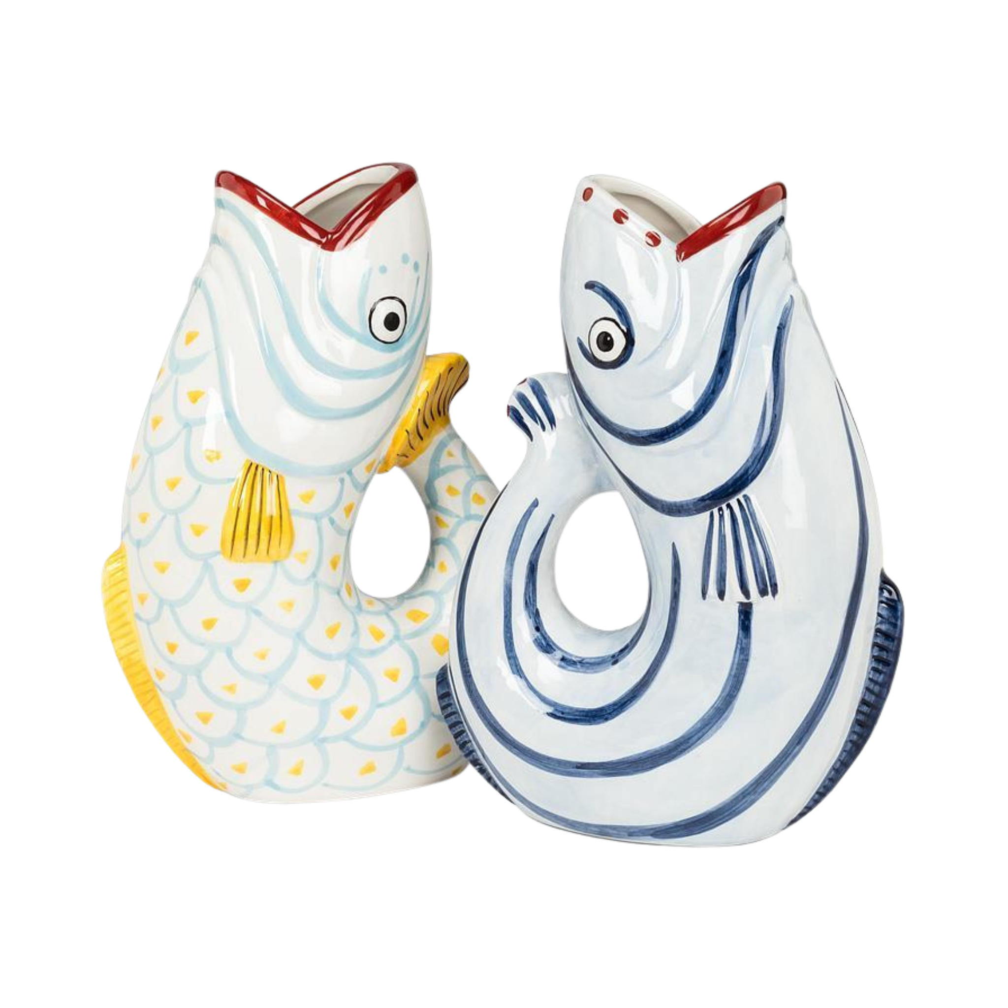 Pichet poisson à lignes bleues 1,4 L