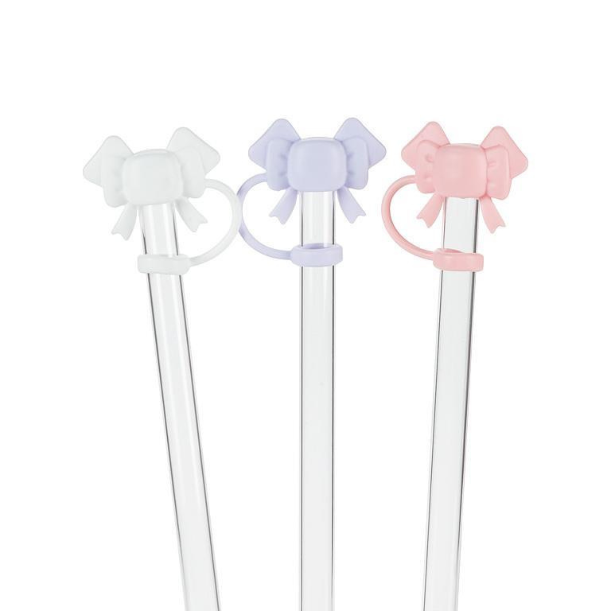 Ensemble de 3 pailles jumbo avec embouts boucles