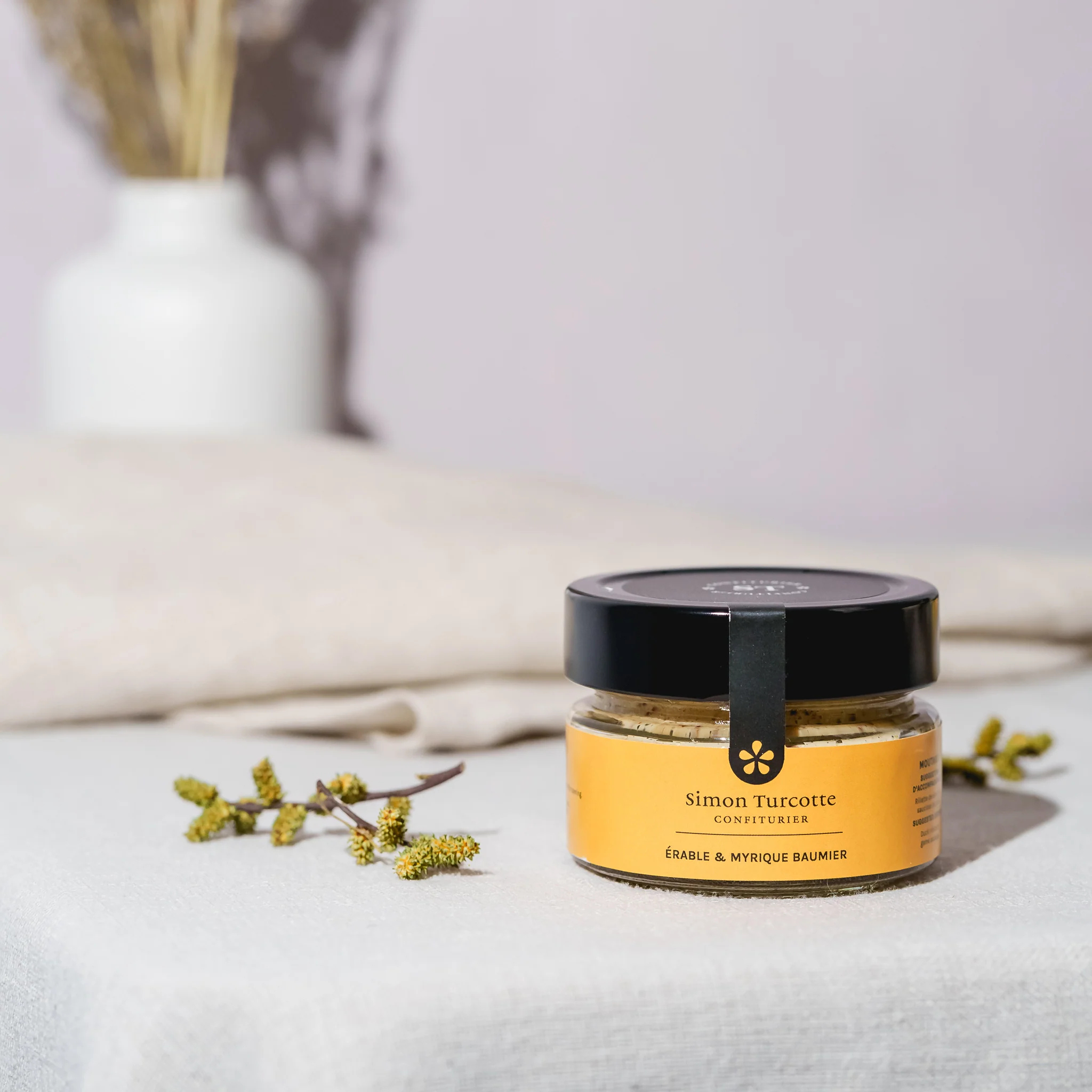 Moutarde érable et myrique baumier 125 ml – Simon Turcotte Confiturier