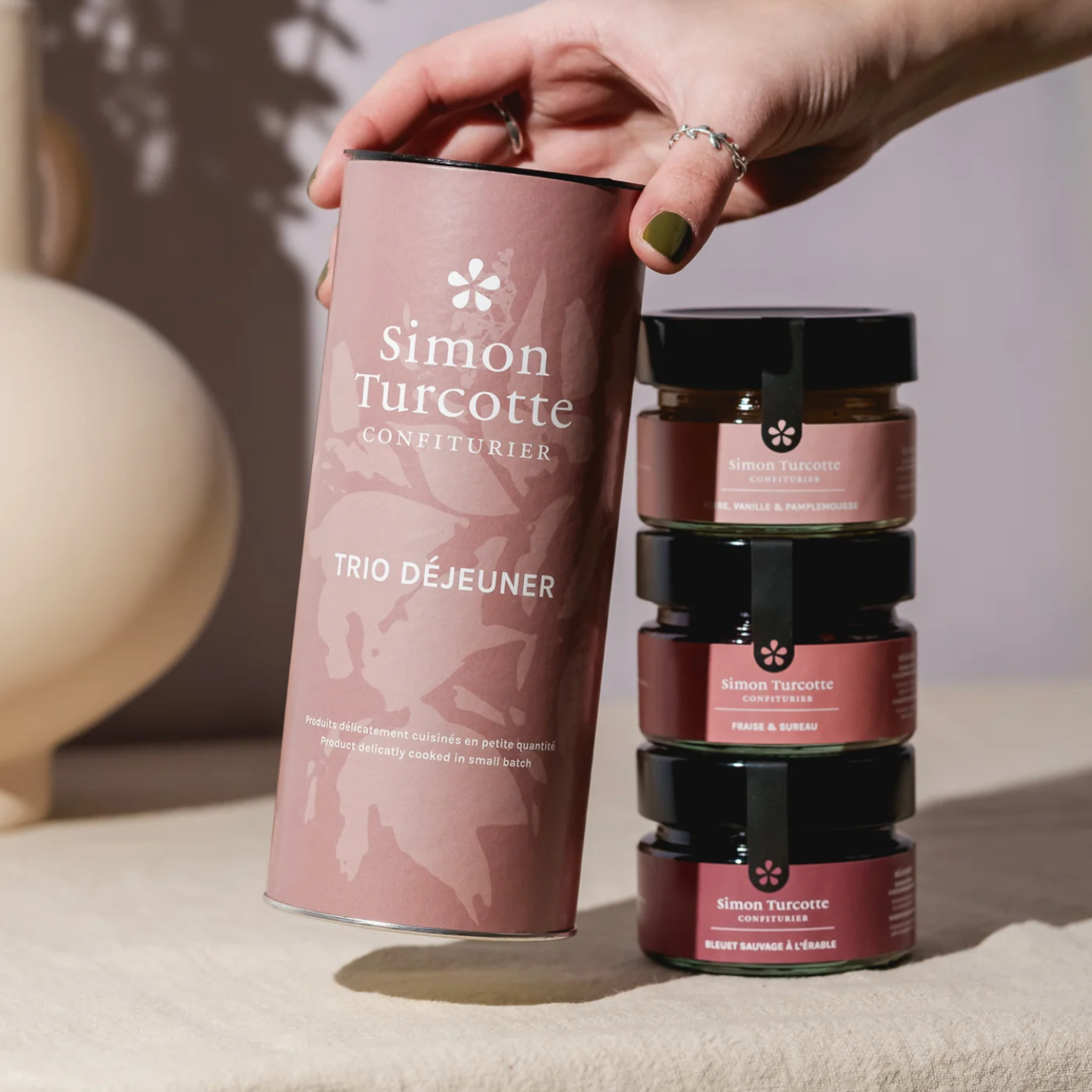 Trio de confitures déjeuner 125 ml - Simon Turcotte Confiturier