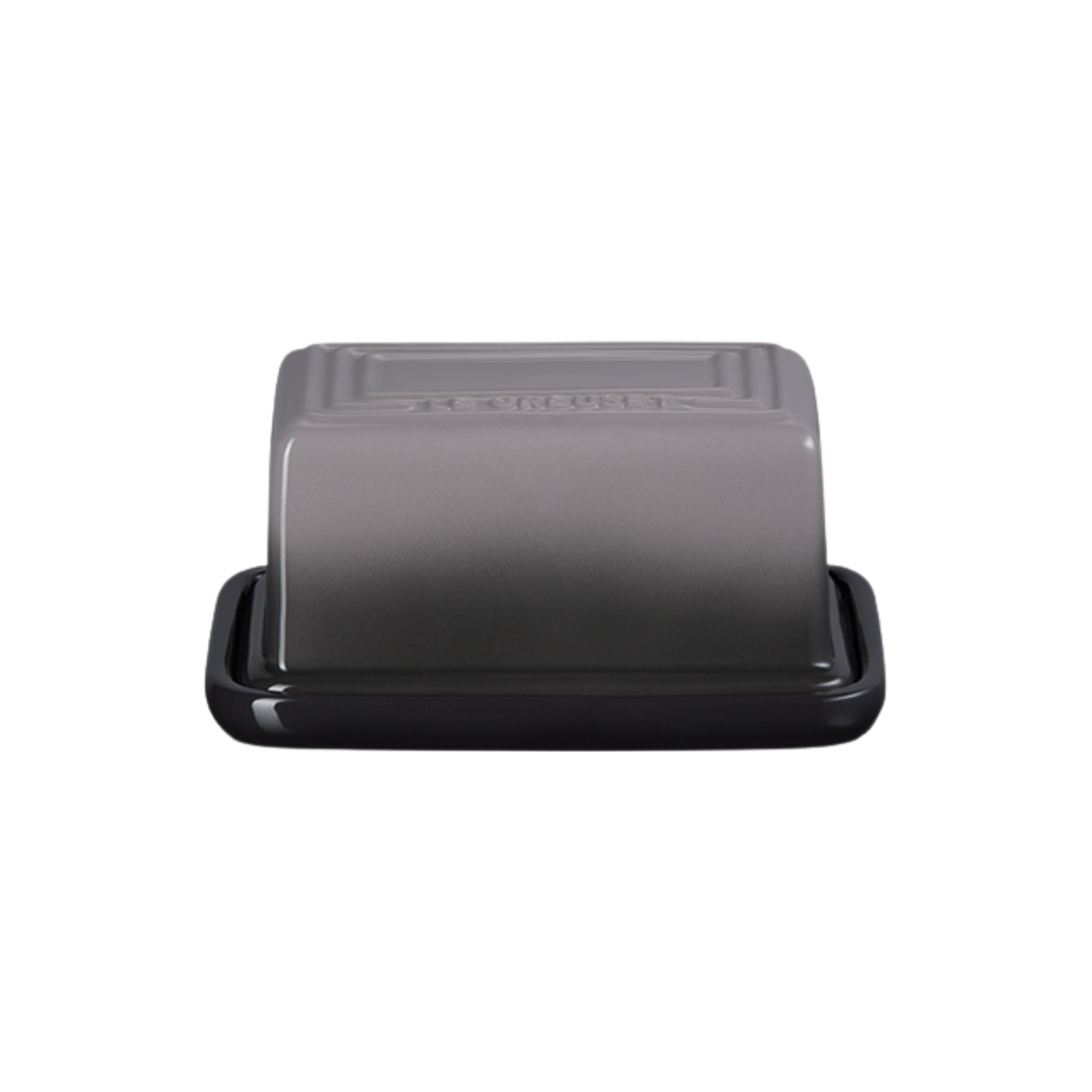 Oyster stoneware butter dish 454 g - Le Creuset