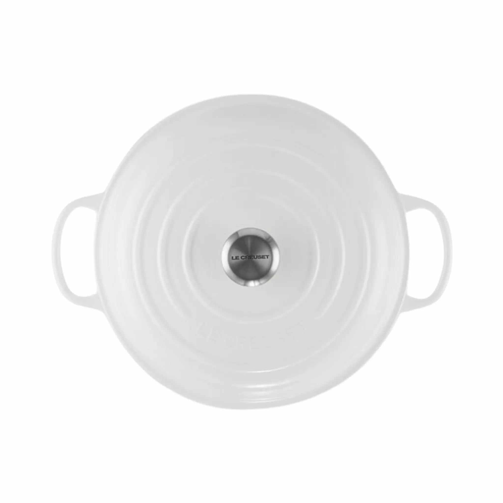 Braisière Blanc 3,5 L en fonte émaillée Le Creuset pour cuisson braisée uniforme