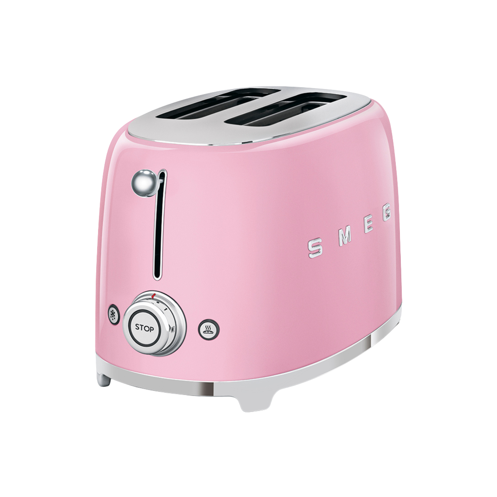 Smeg Deluxe 2-Slice Toaster Pink