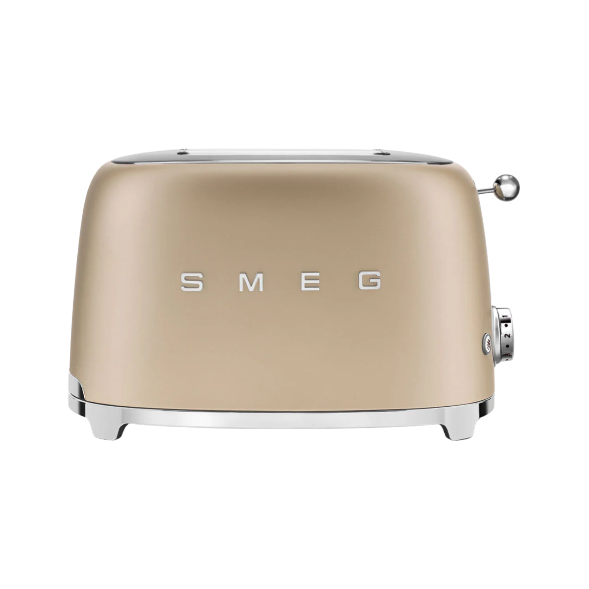Smeg Deluxe 2-Slice Champagne Toaster