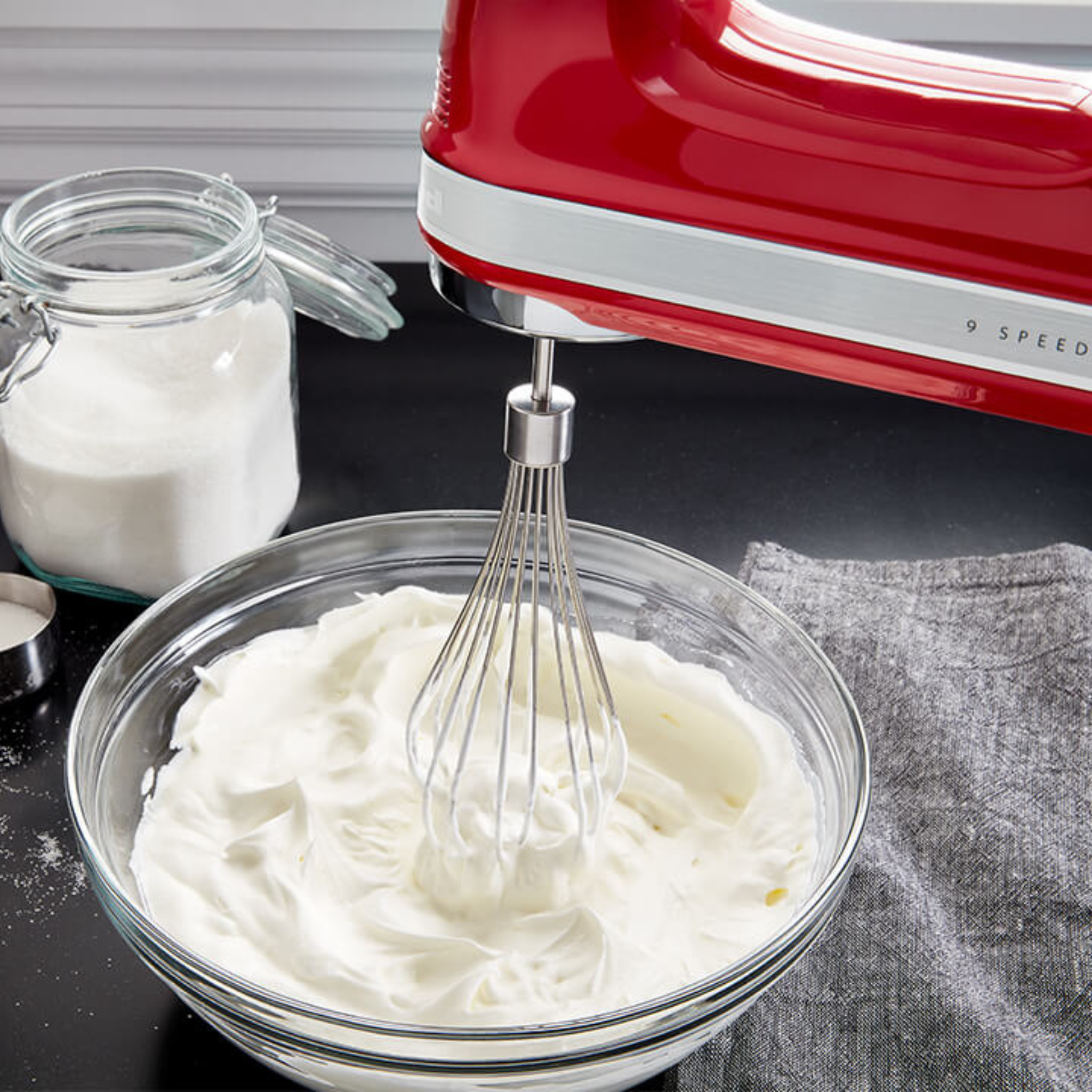 Batteur à main à 9 vitesses blanc - KitchenAid KitchenAid