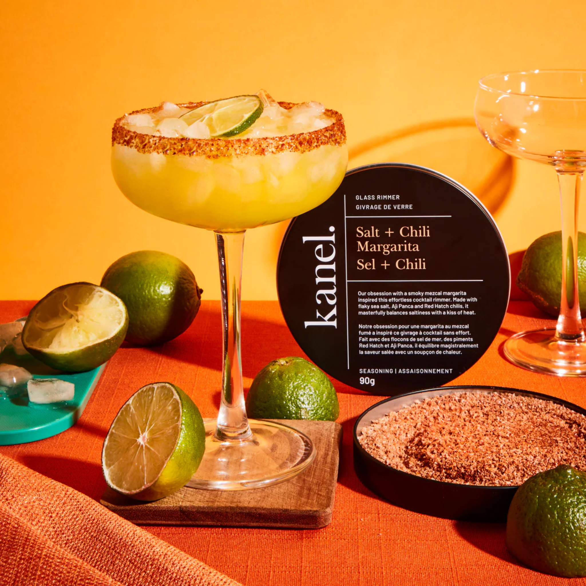 Givrage de verre Sel + Chili Margarita 90 g - Kanel Kanel