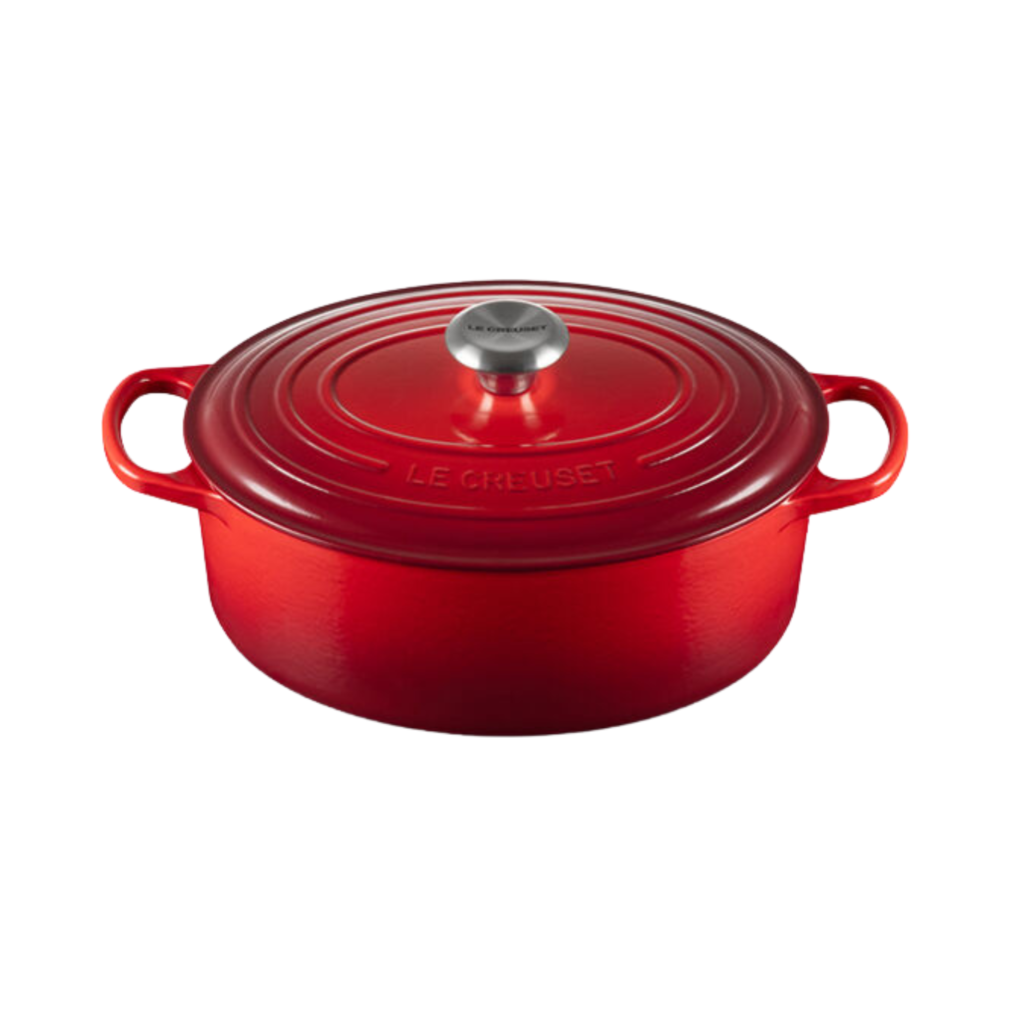 Cocotte ovale Cerise 6,3 L - Le Creuset