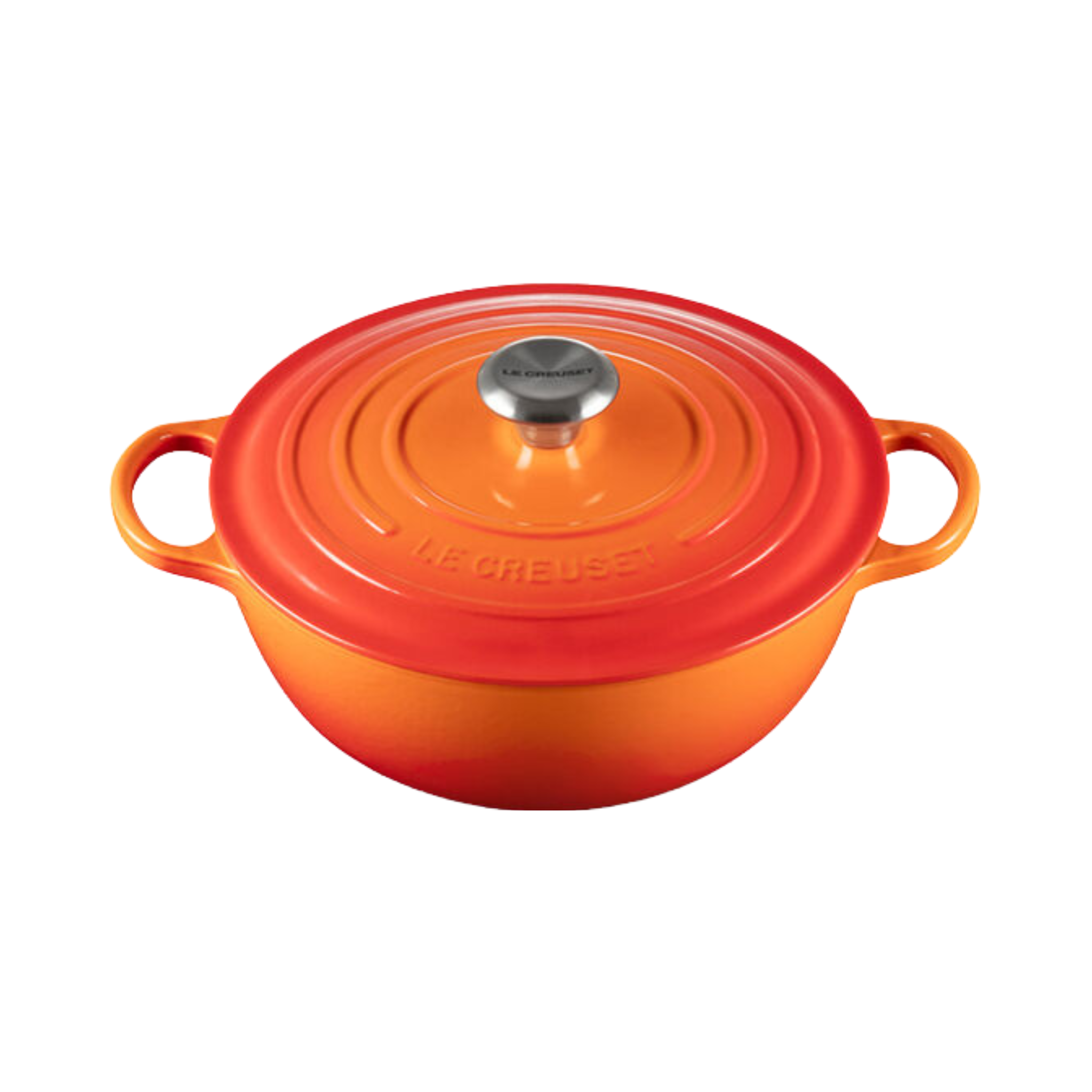 Cocotte du chef Volcanique 4,9 L en fonte émaillée Le Creuset pour cuisson lente et mijotée