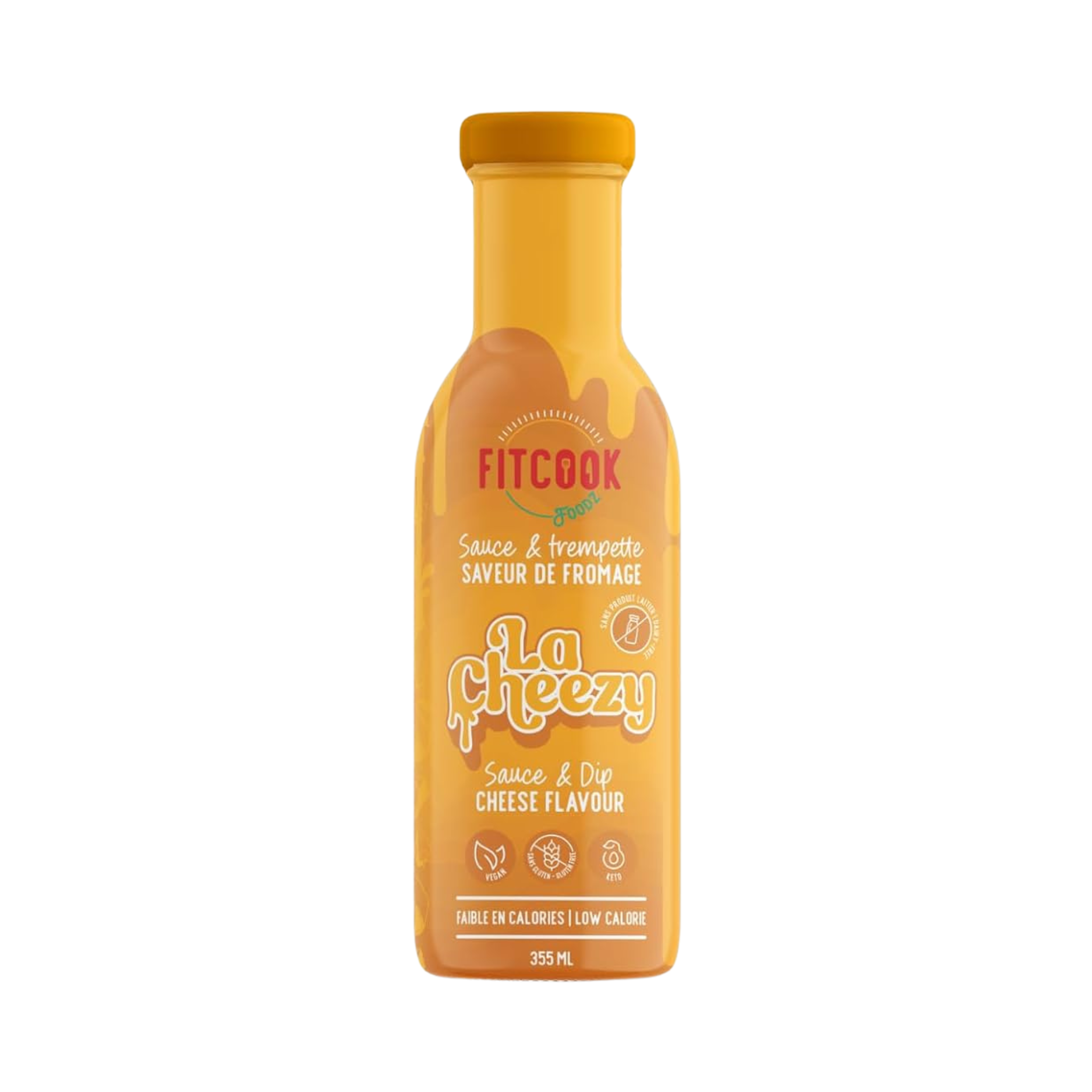 Sauce au fromage La Cheesy 355 ml vegan keto sans gluten faible en calories