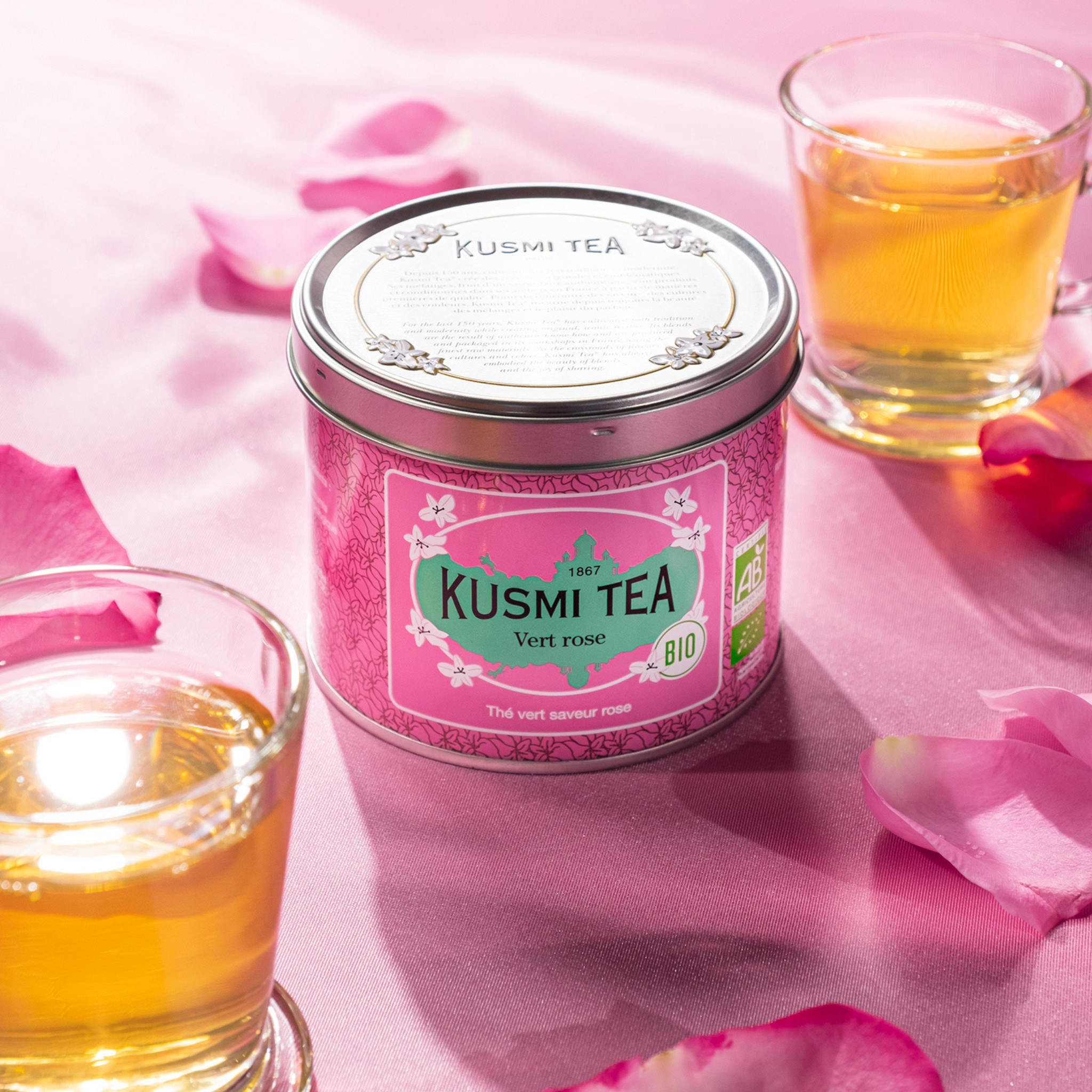 Thé vert bio à la rose 100 g - Kusmi Tea Kusmi Tea