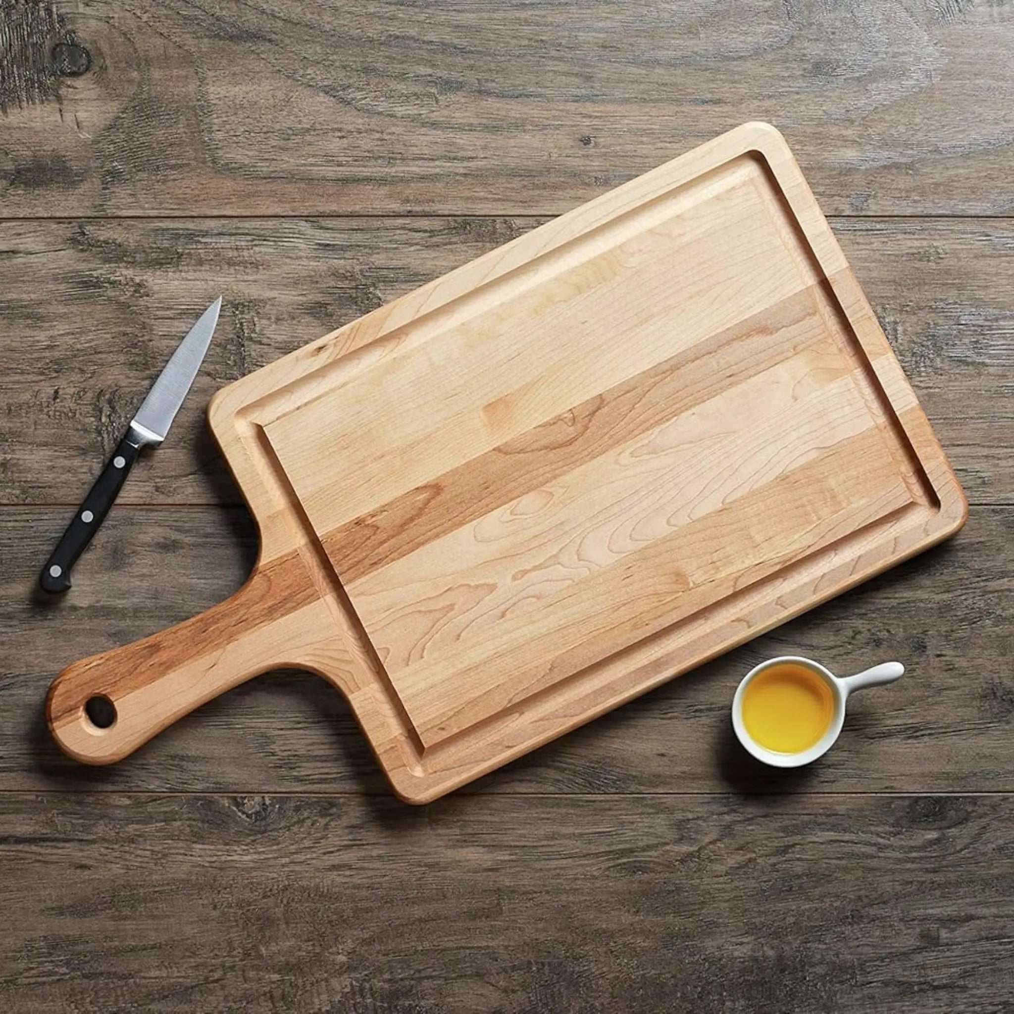 Planche rectangulaire en bois d'érable 50 x 25 cm - Labell Labell