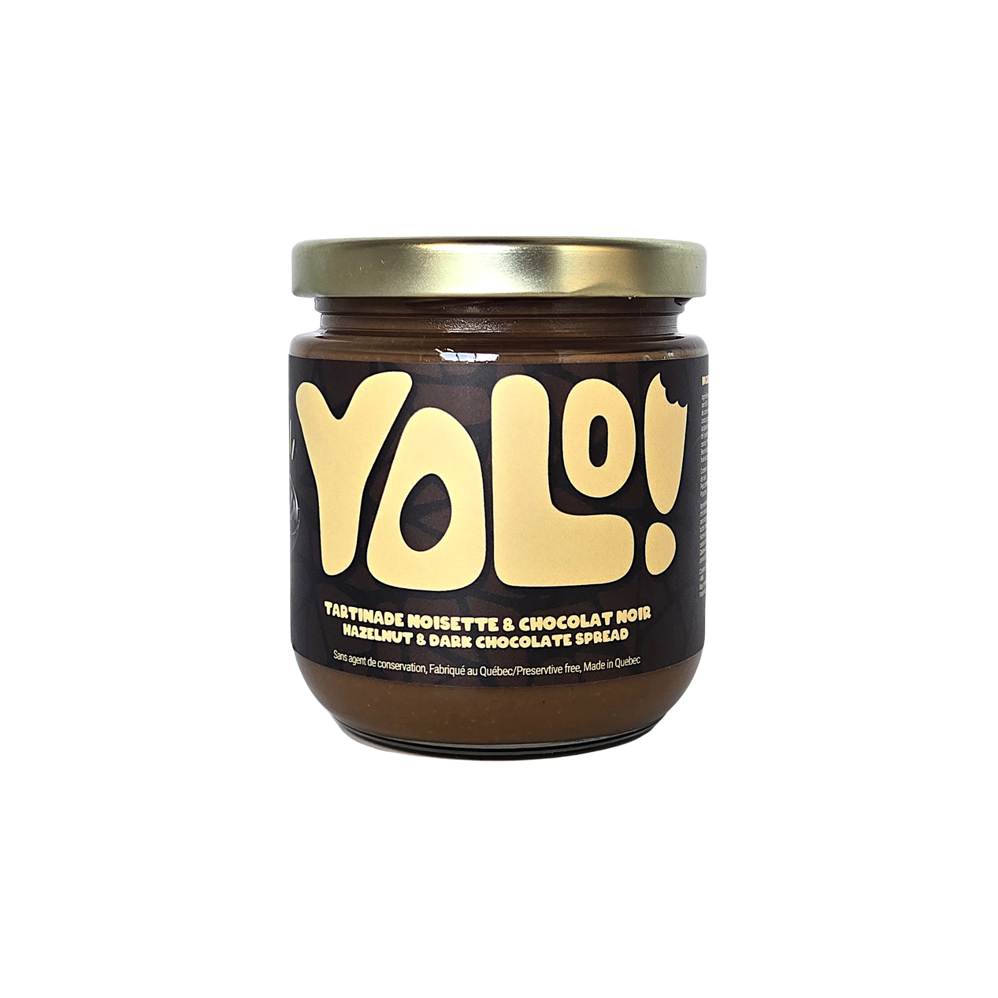 Tartinade noisette et chocolat noir 250 g - Yolo!