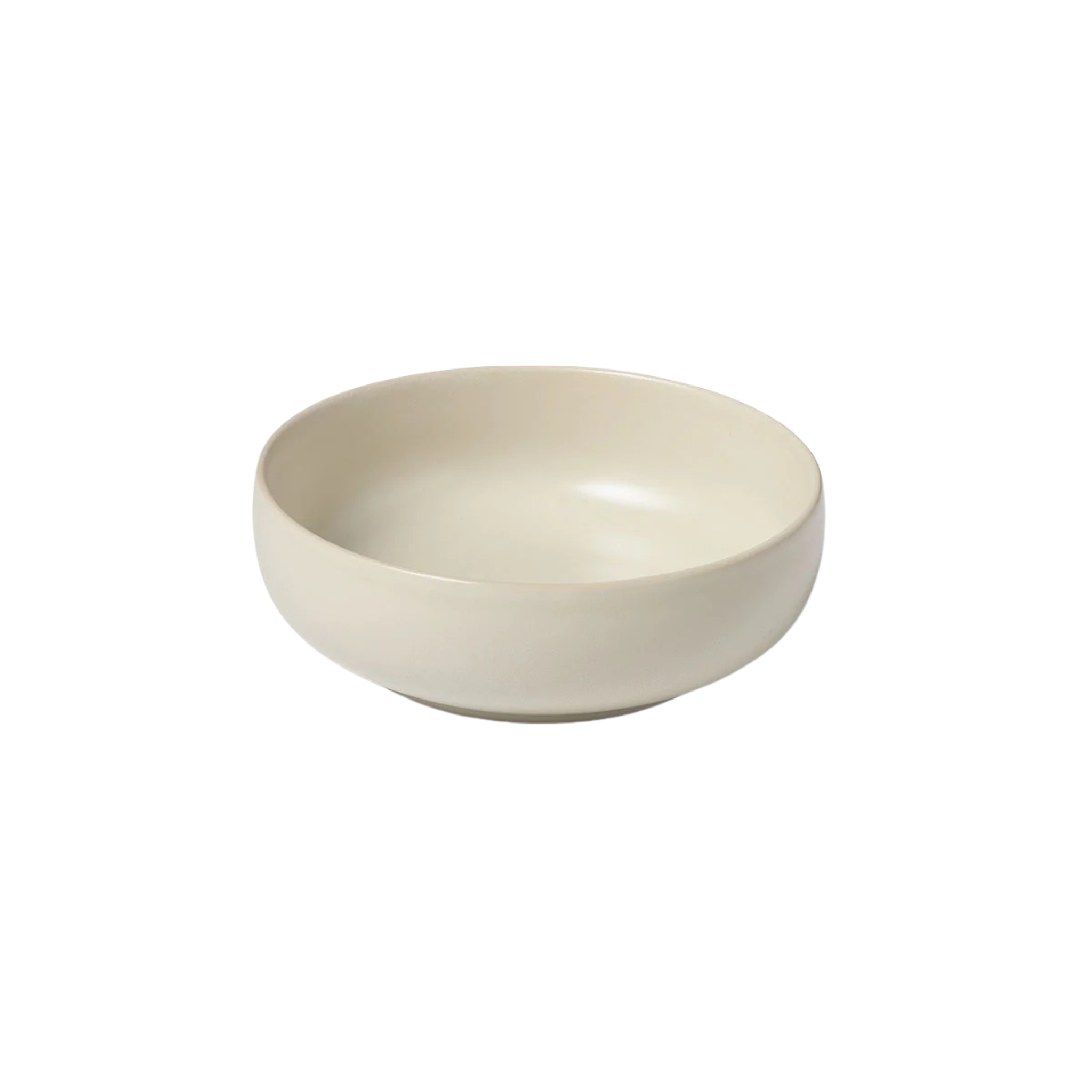 Bol à céréales en grès crème 16 cm avec glaçure réactive élégante