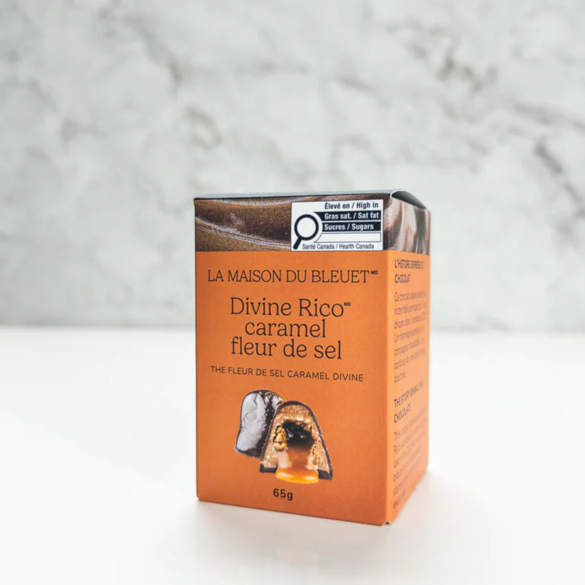 Chocolat Divine au caramel fleur de sel élégant avec praliné fondant et chocolat au lait 34 %