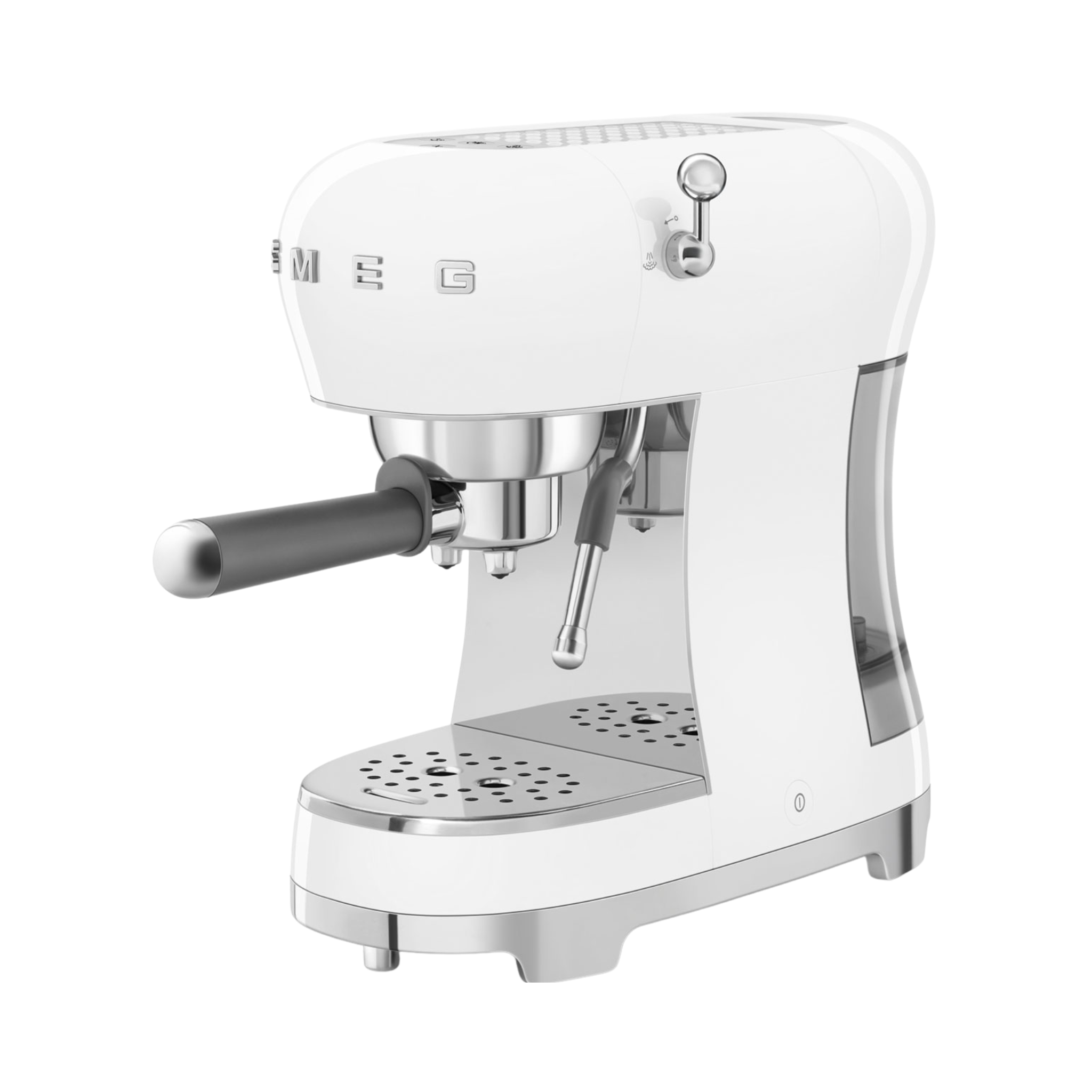 Machine à espresso manuelle rétro Blanche - Smeg