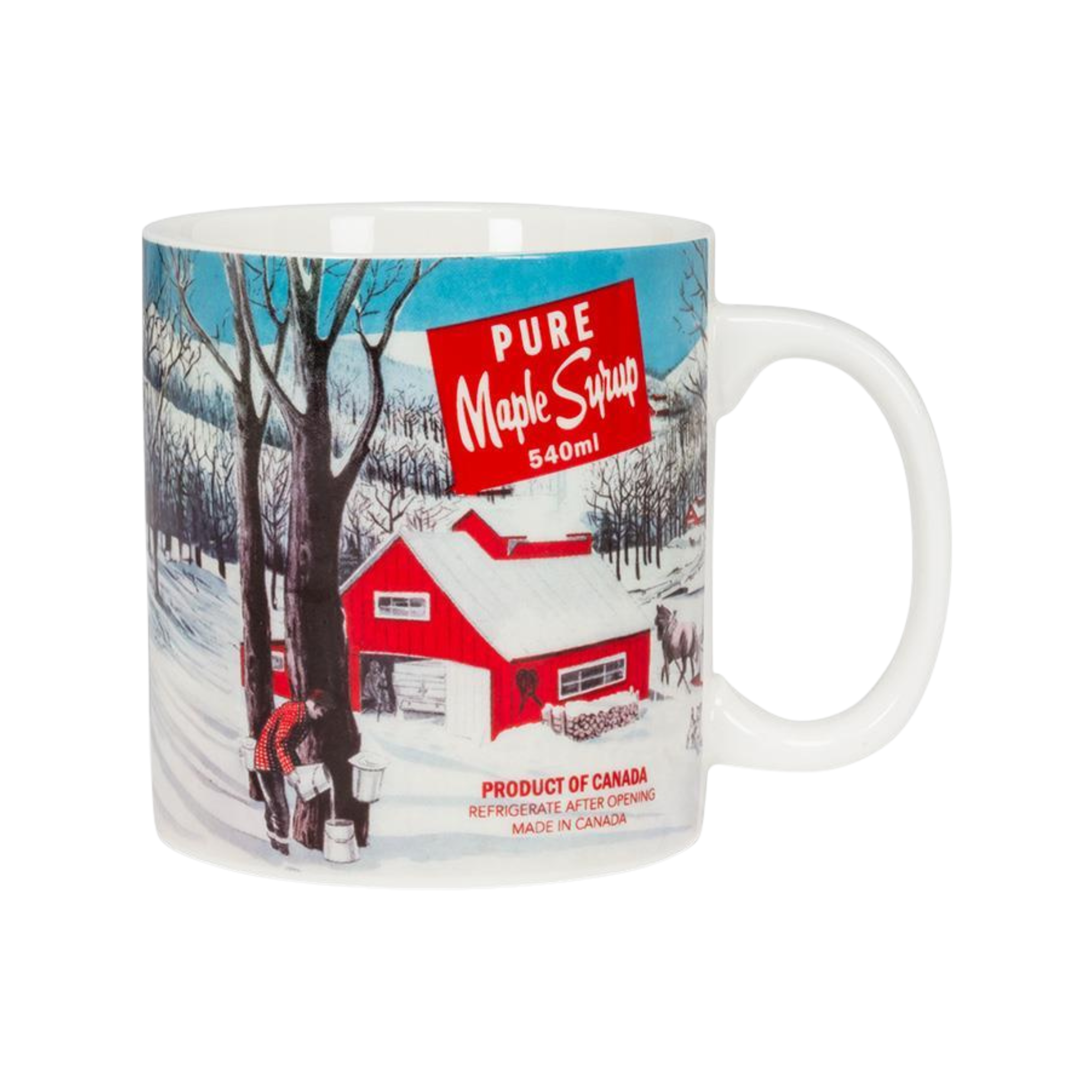 Tasse Sirop d'érable 473 ml avec design sirop d'érable pour café et thé